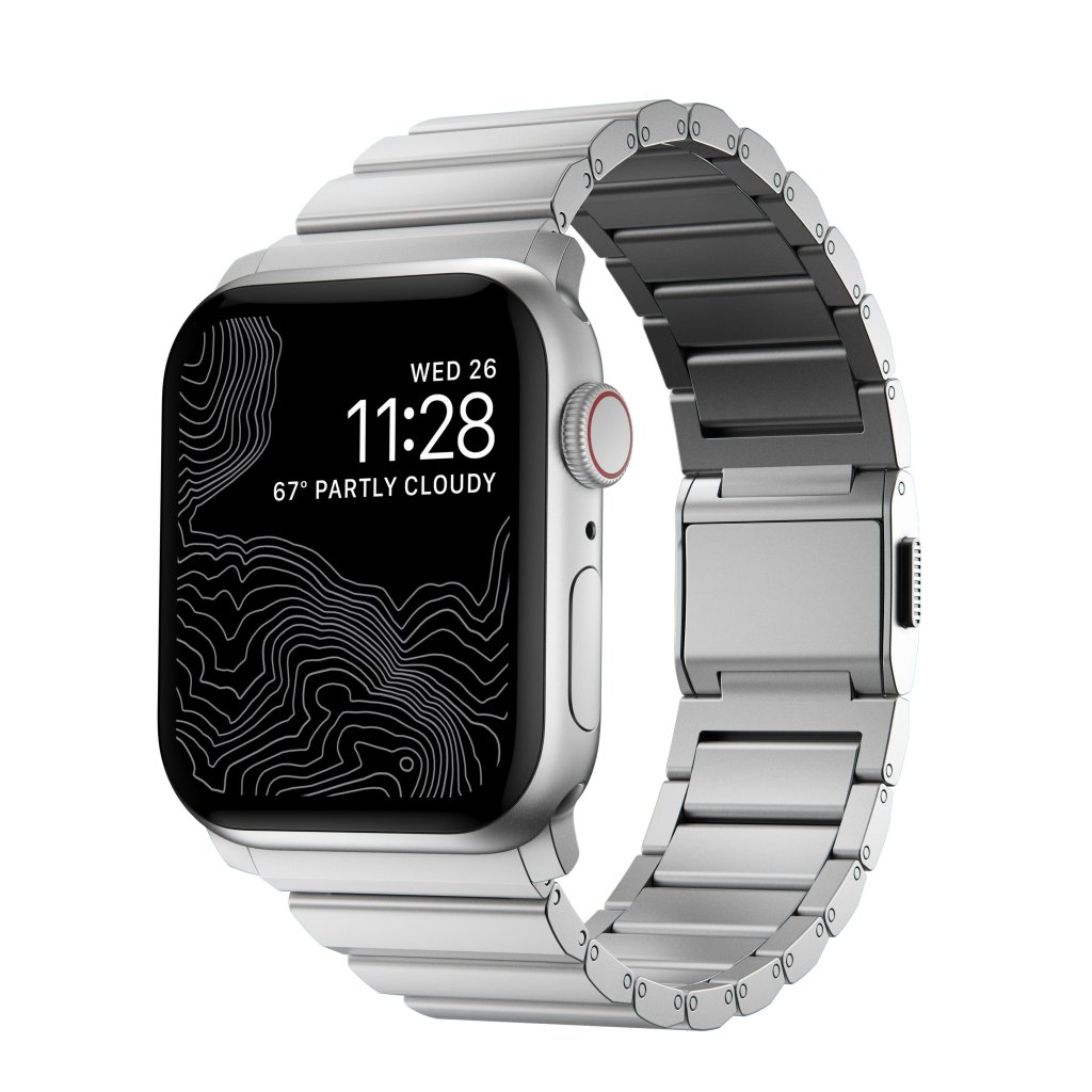 Aluminum Band Apple Watch 42/44/45/49 mm Silver