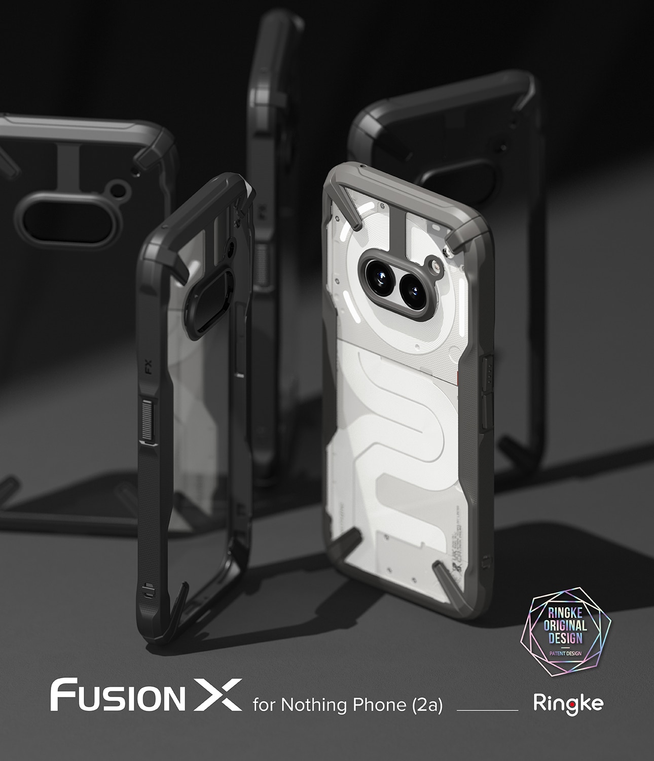 Funda Fusion X Nothing Phone 2a negro