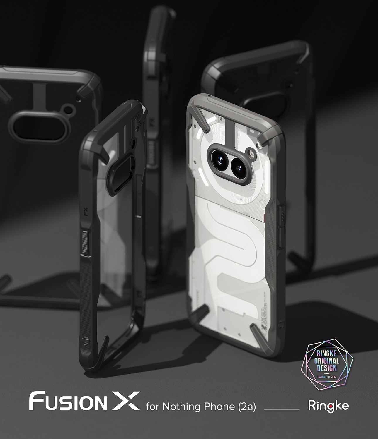 Funda Fusion X Nothing Phone 2a Negro