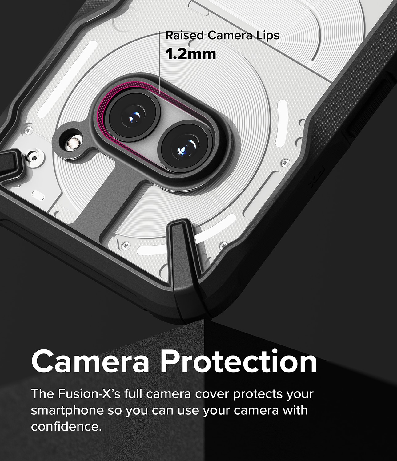 Funda Fusion X Nothing Phone 2a Negro
