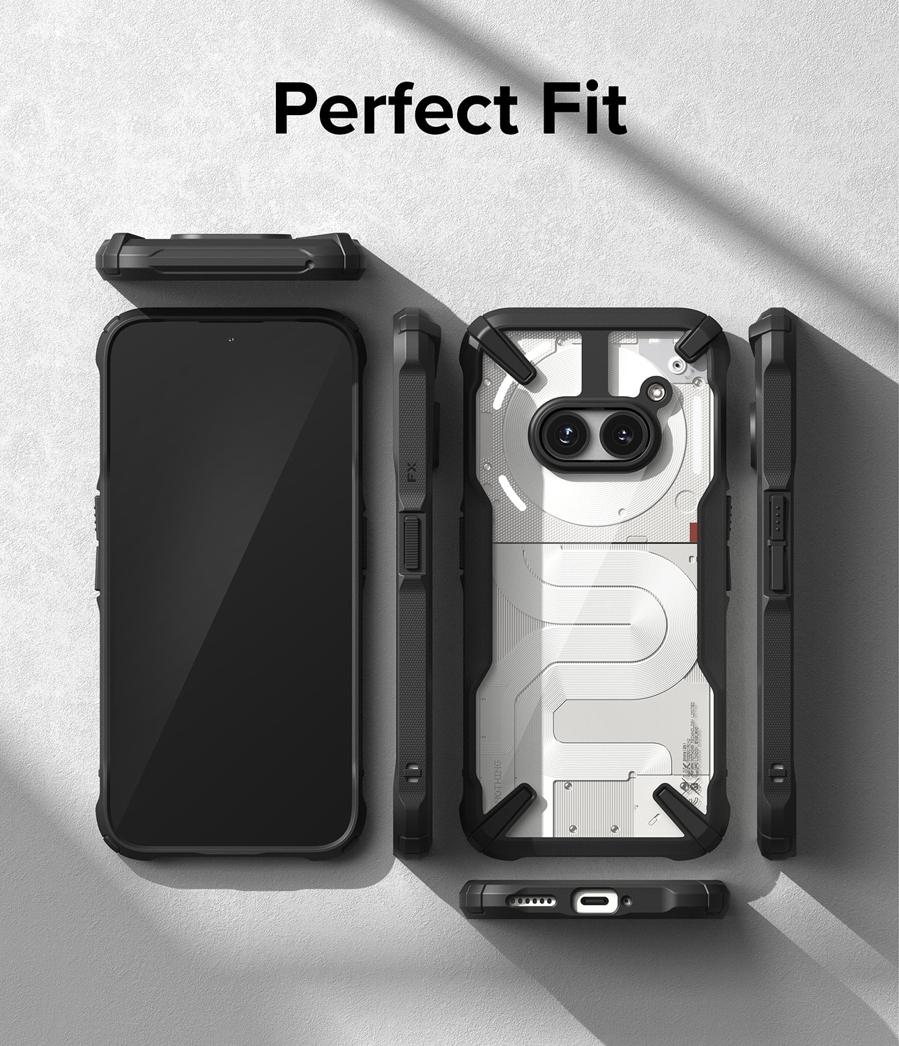 Funda Fusion X Nothing Phone 2a Negro