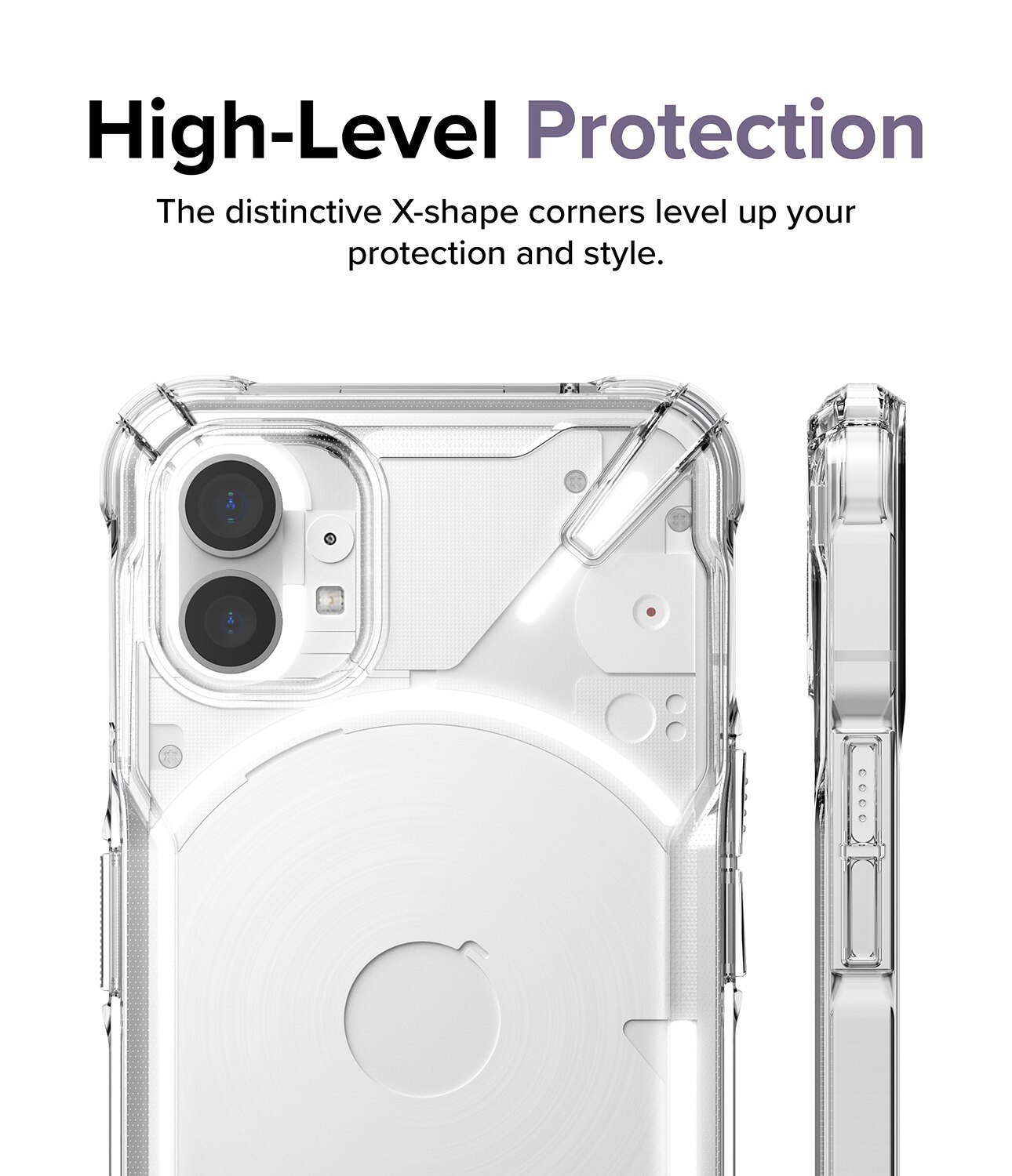 Funda Fusion X Nothing Phone 1 Transparente