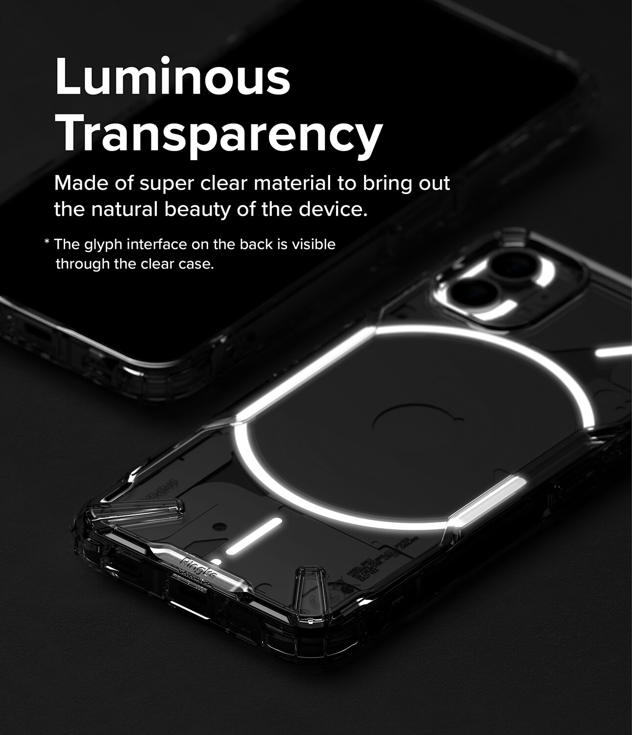 Funda Fusion X Nothing Phone 1 Transparente