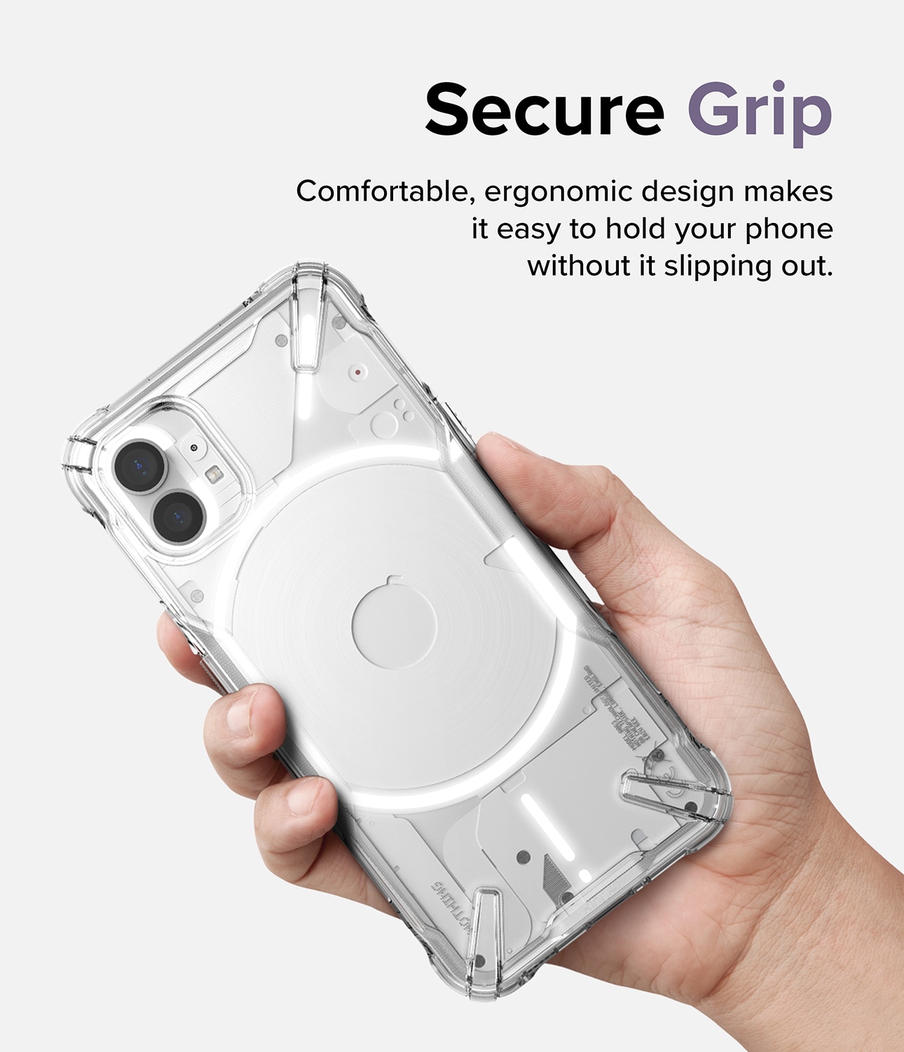 Funda Fusion X Nothing Phone 1 Transparente
