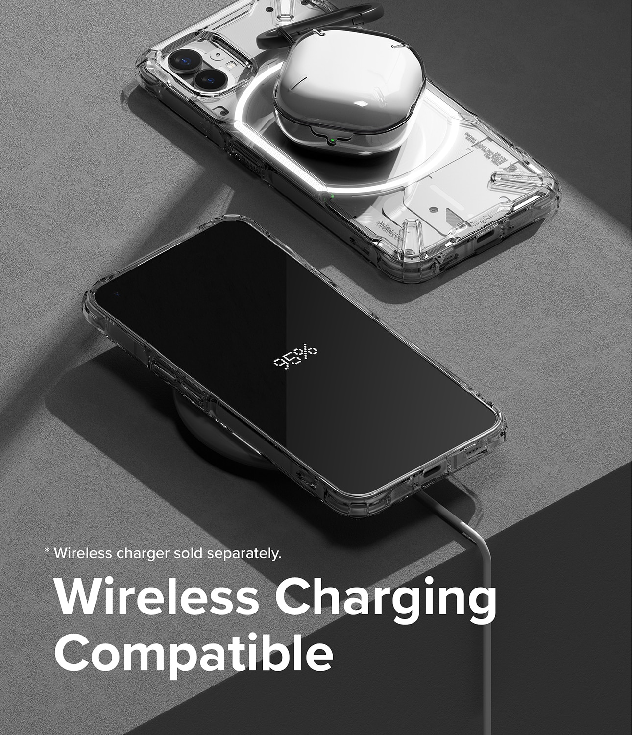 Funda Fusion X Nothing Phone 1 Transparente