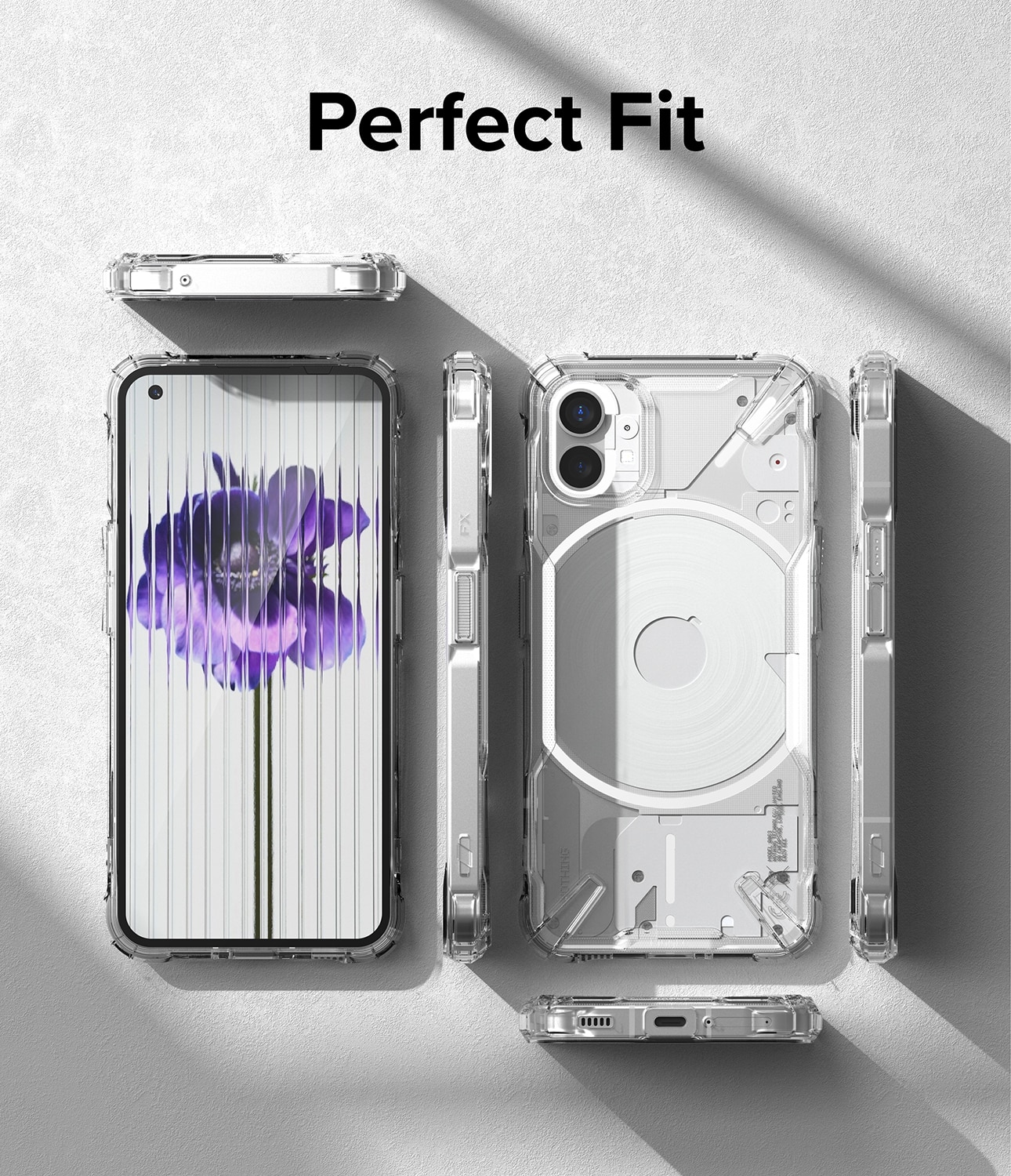 Funda Fusion X Nothing Phone 1 Transparente