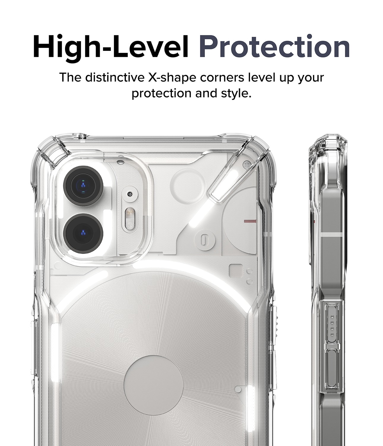 Funda Fusion X Nothing Phone 2 Transparente