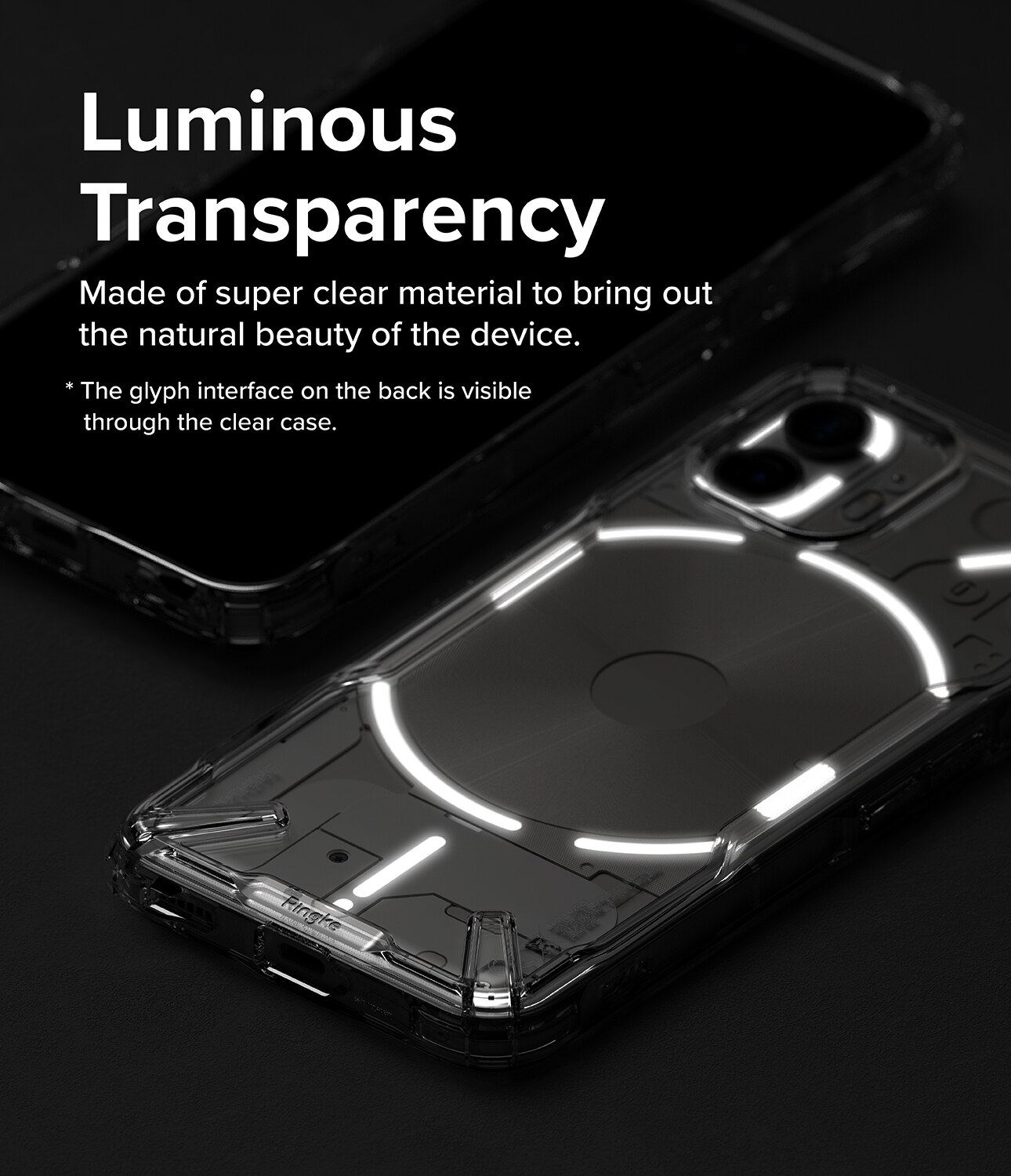 Funda Fusion X Nothing Phone 2 Transparente