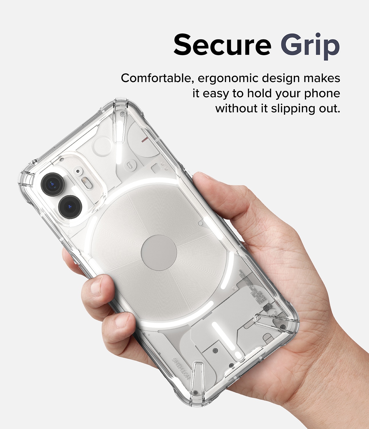 Funda Fusion X Nothing Phone 2 Transparente