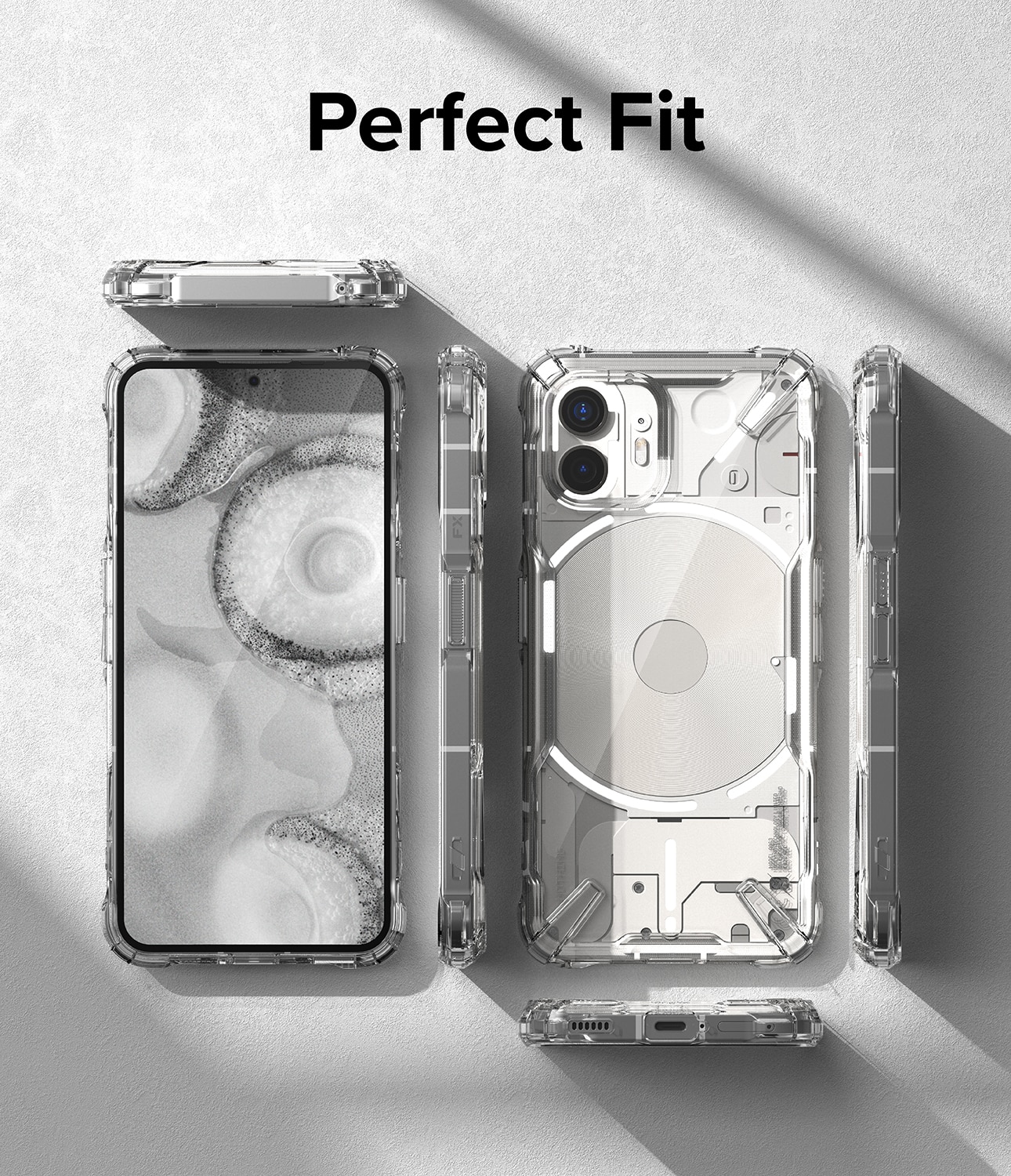 Funda Fusion X Nothing Phone 2 Transparente