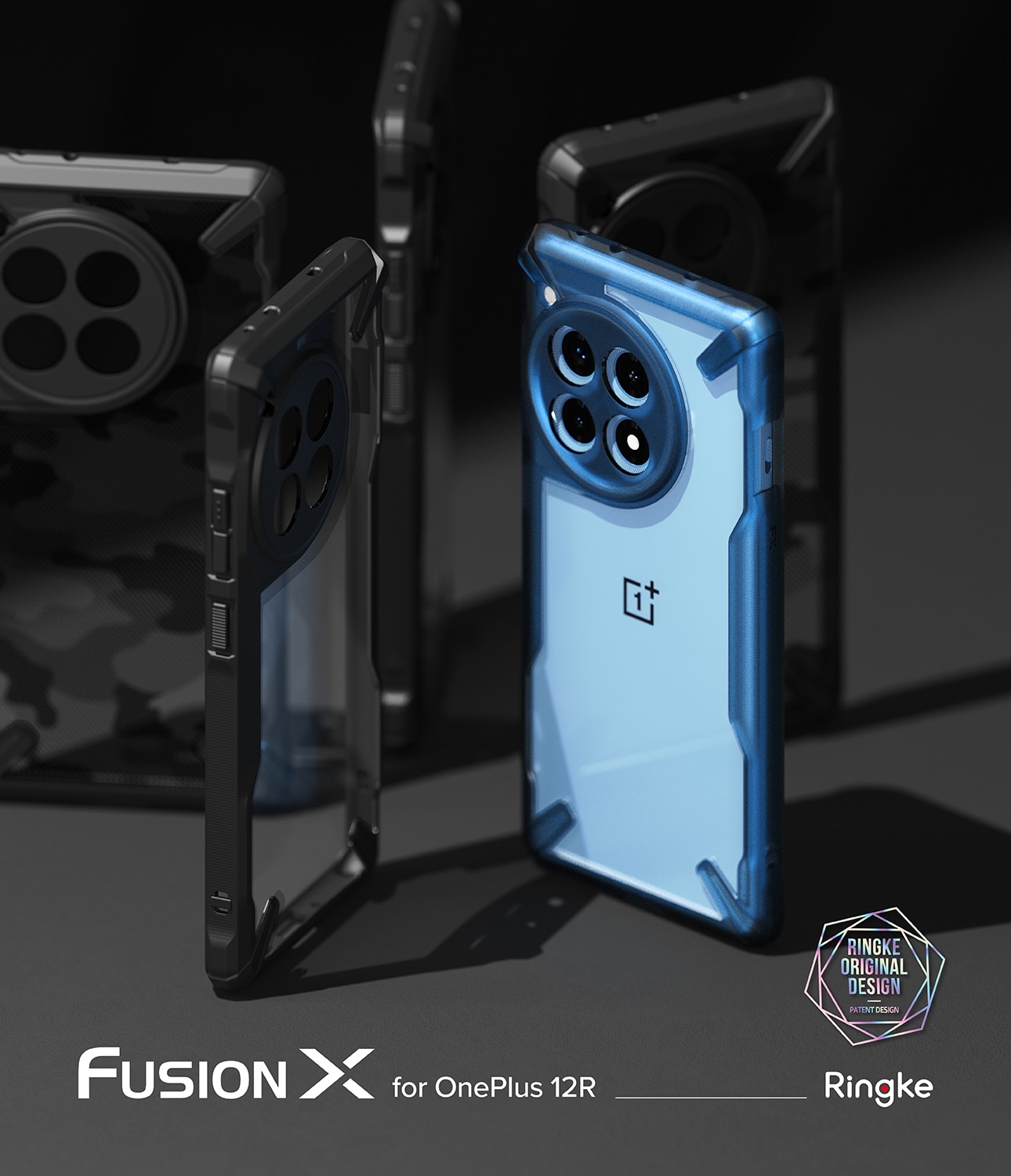 Funda Fusion X  OnePlus 12R Negro