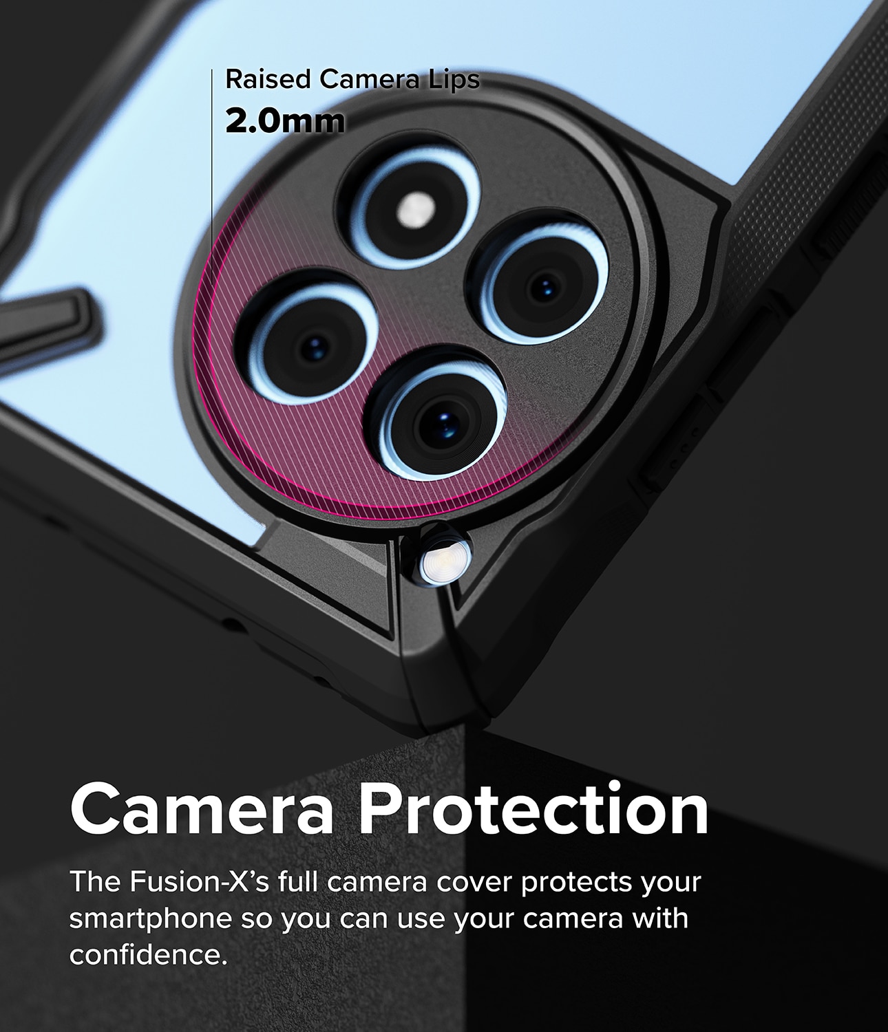 Funda Fusion X  OnePlus 12R Negro