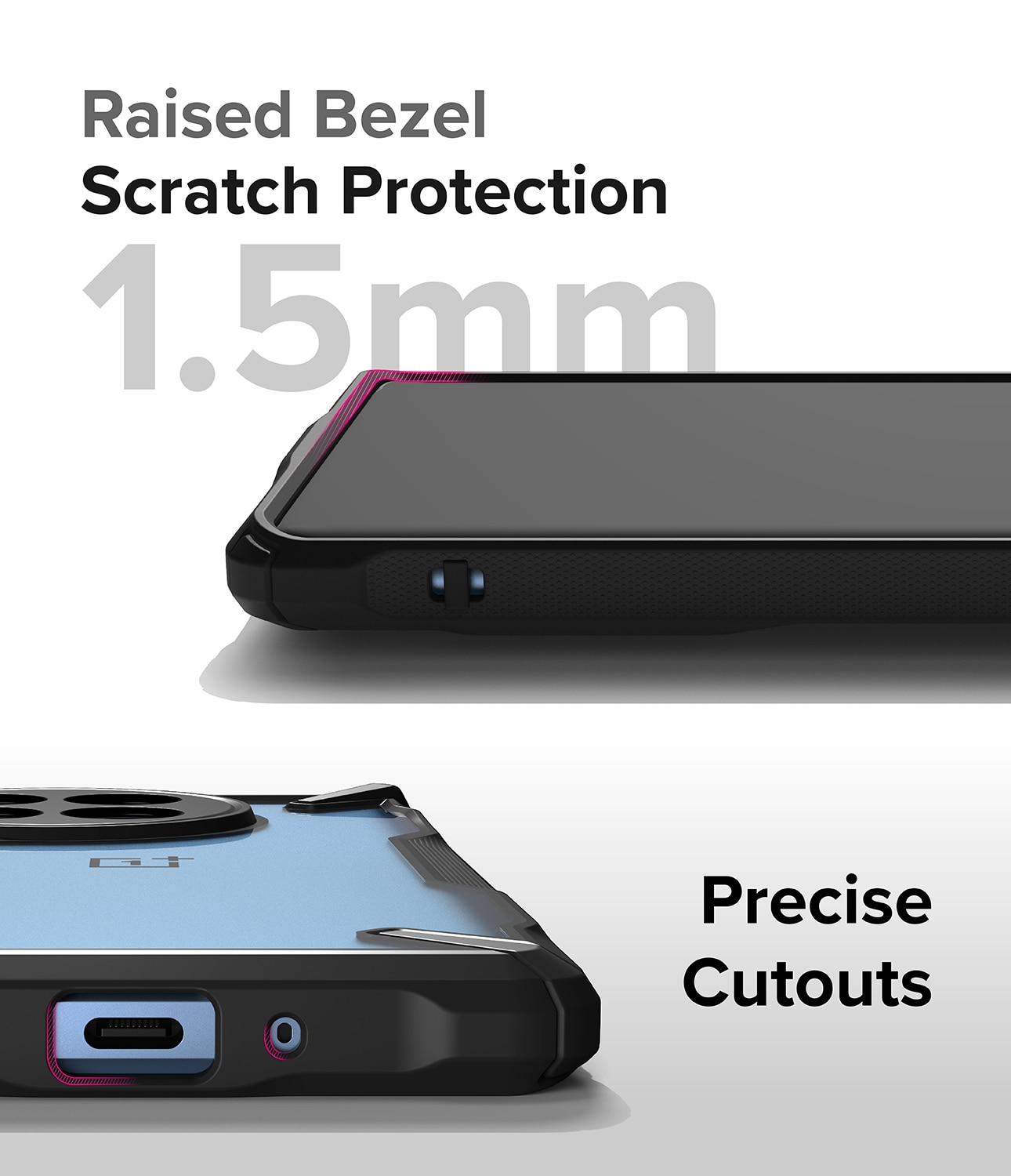 Funda Fusion X OnePlus 12R negro