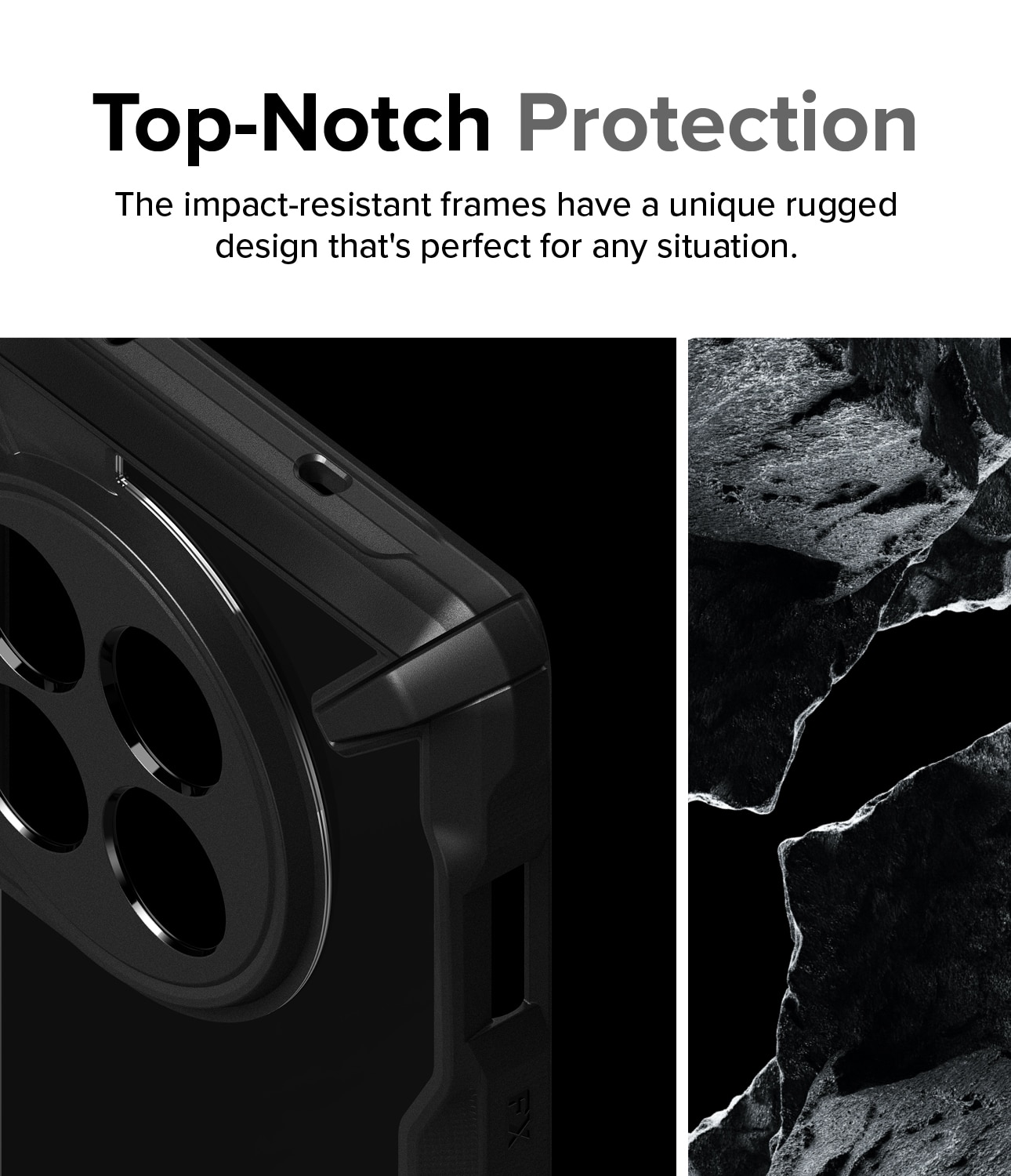 Funda Fusion X  OnePlus 12 Negro