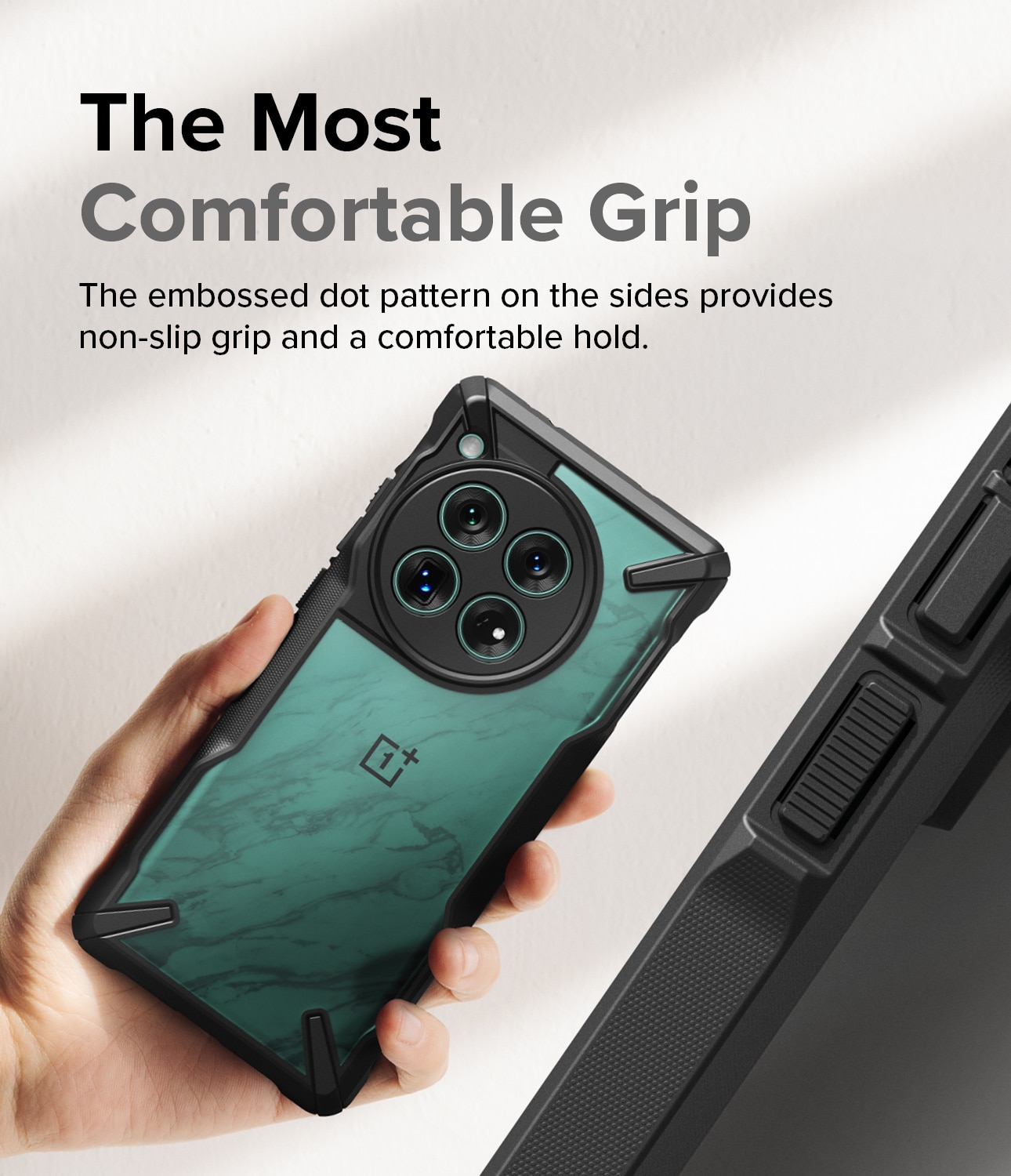 Funda Fusion X  OnePlus 12 Negro