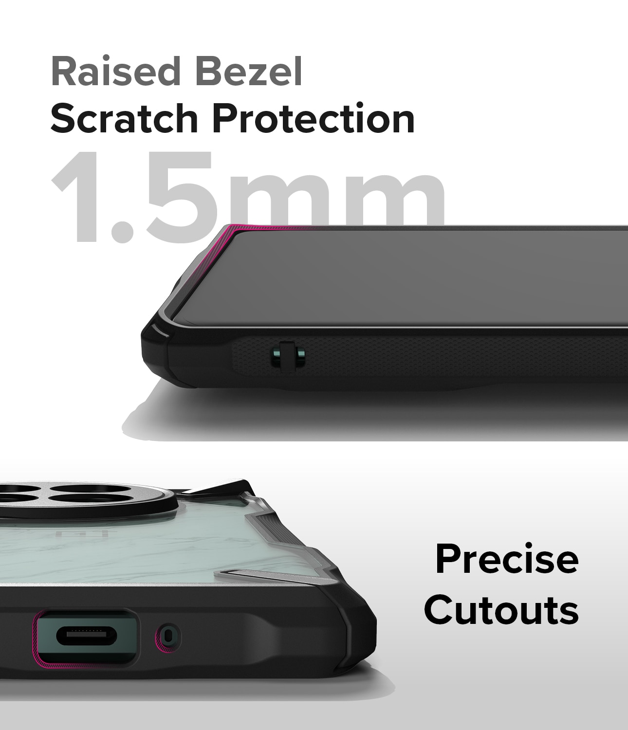 Funda Fusion X  OnePlus 12 Negro