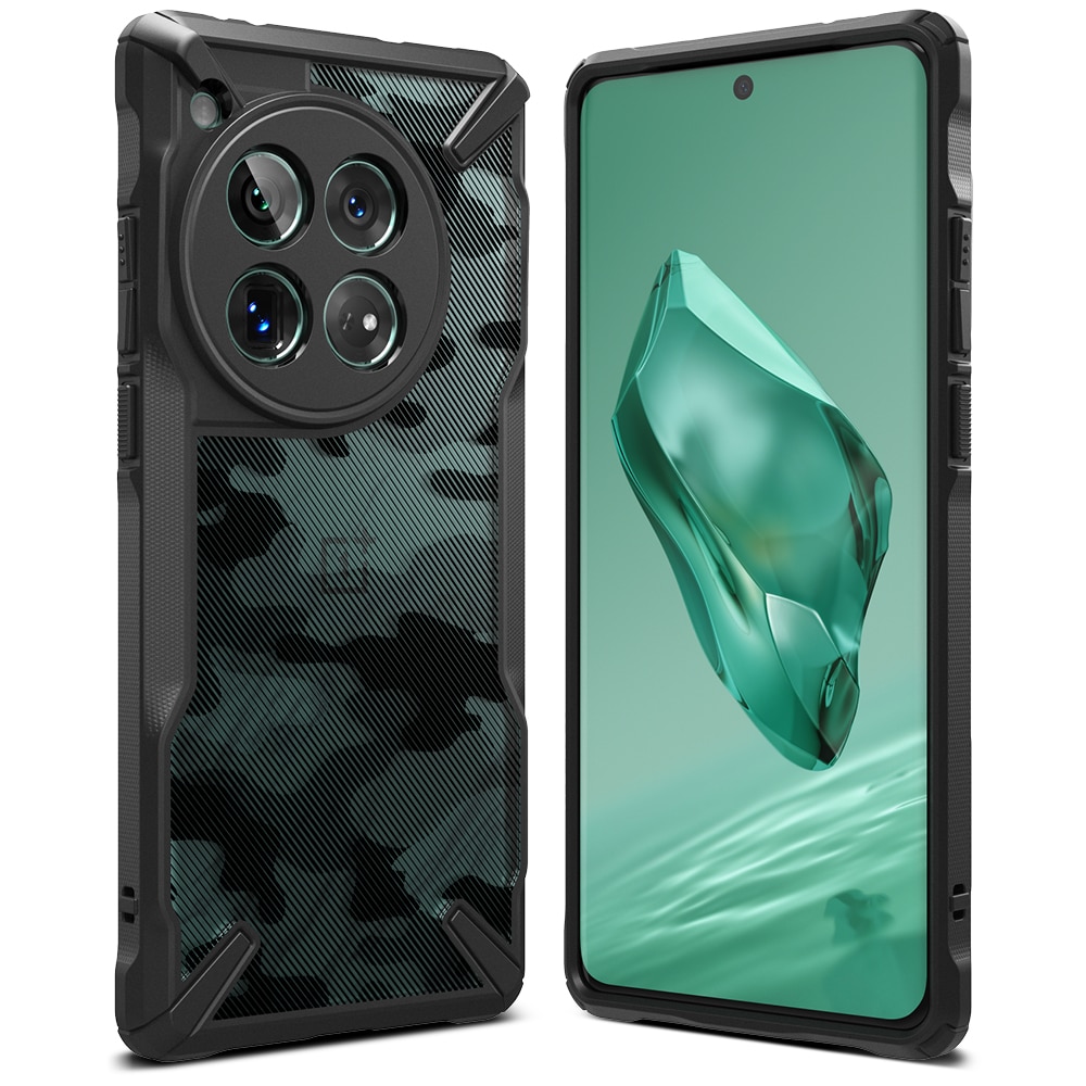Funda Fusion X  OnePlus 12 Camo Black