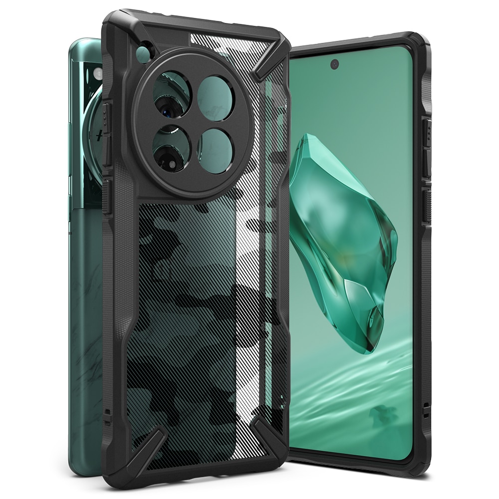Funda Fusion X  OnePlus 12 Camo Black