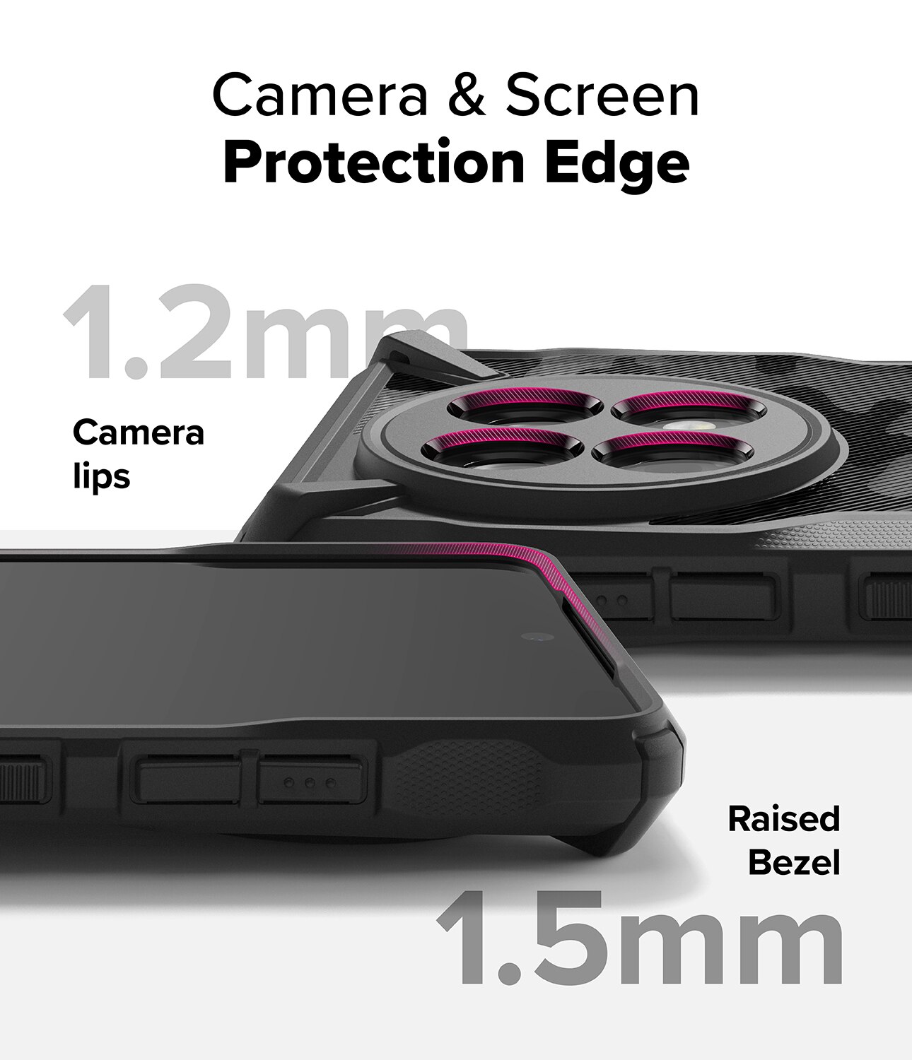 Funda Fusion X  OnePlus 13R Camo Black