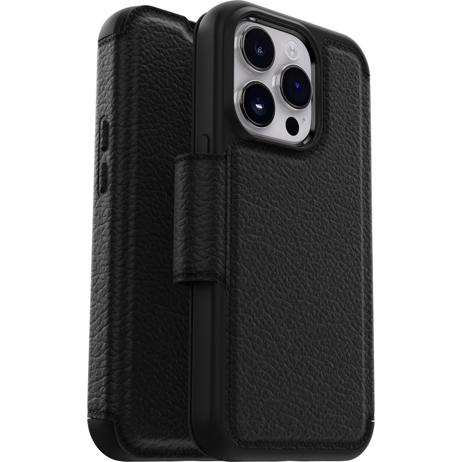 Funda Strada iPhone 14 Pro negro