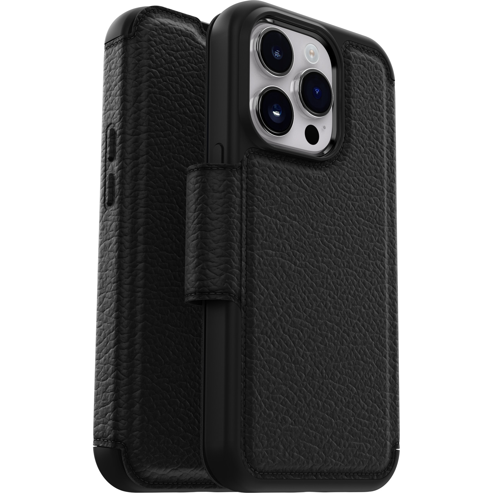 Funda Strada iPhone 14 Pro Max negro