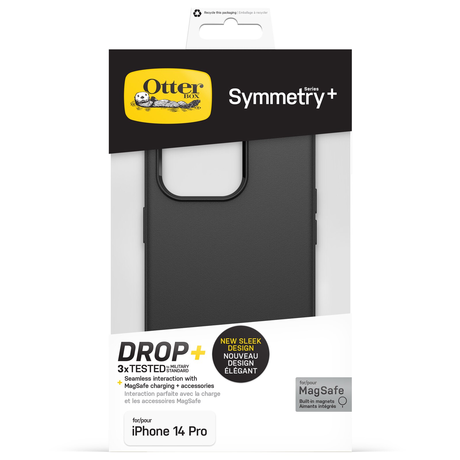 Funda Symmetry Plus MagSafe iPhone 14 Pro negro