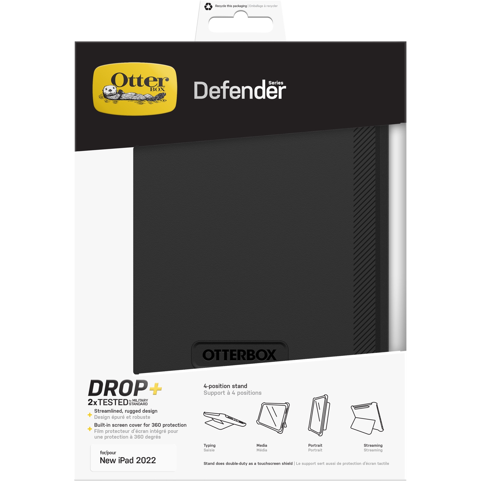 Funda Defender iPad 10.9 10th Gen (2022) negro