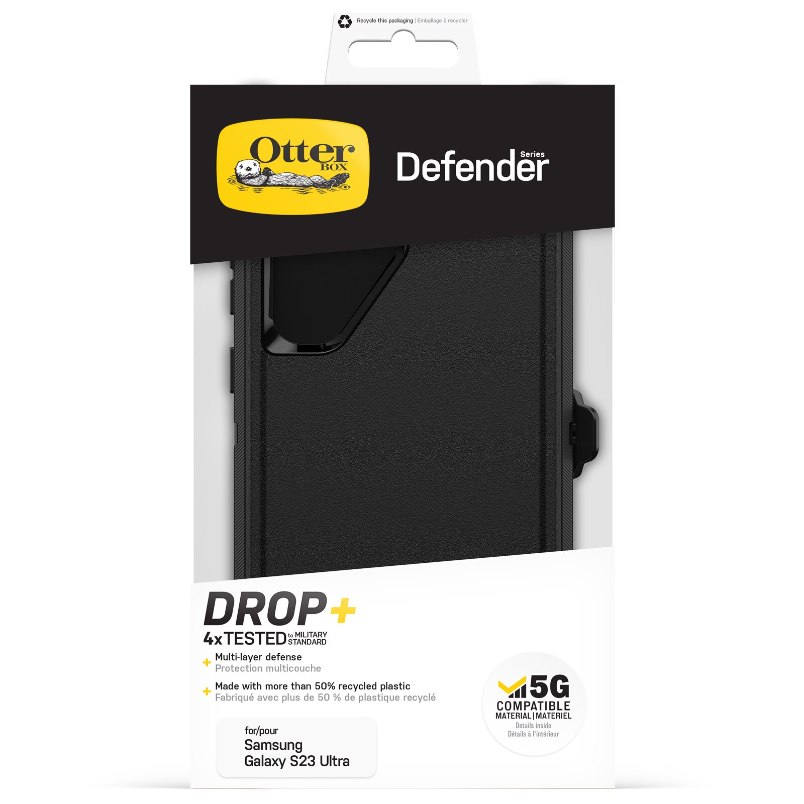Funda Defender Samsung Galaxy S23 Ultra Negro