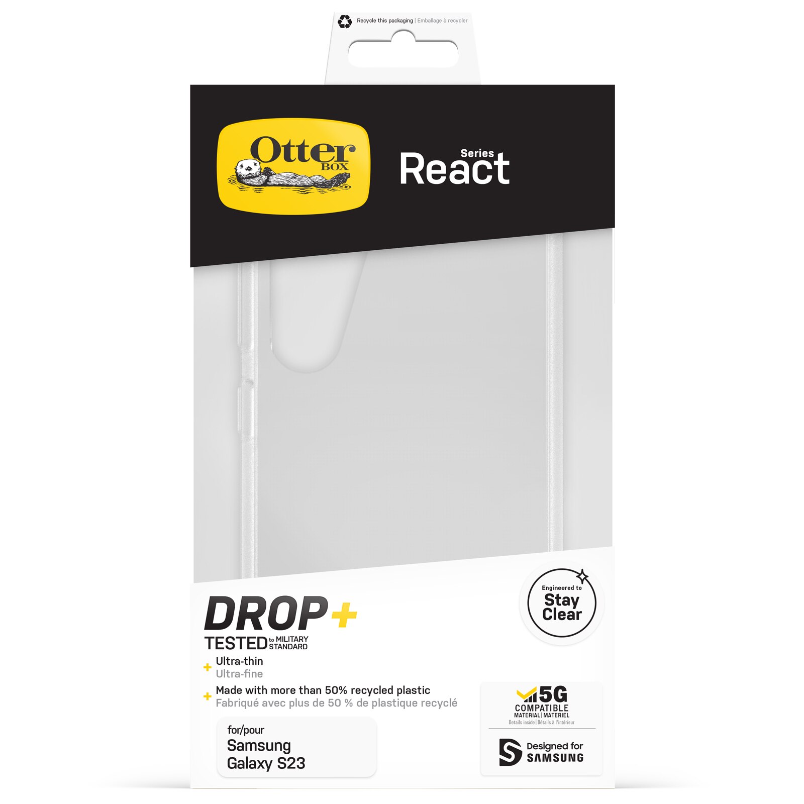 Funda React Samsung Galaxy S23 Transparente