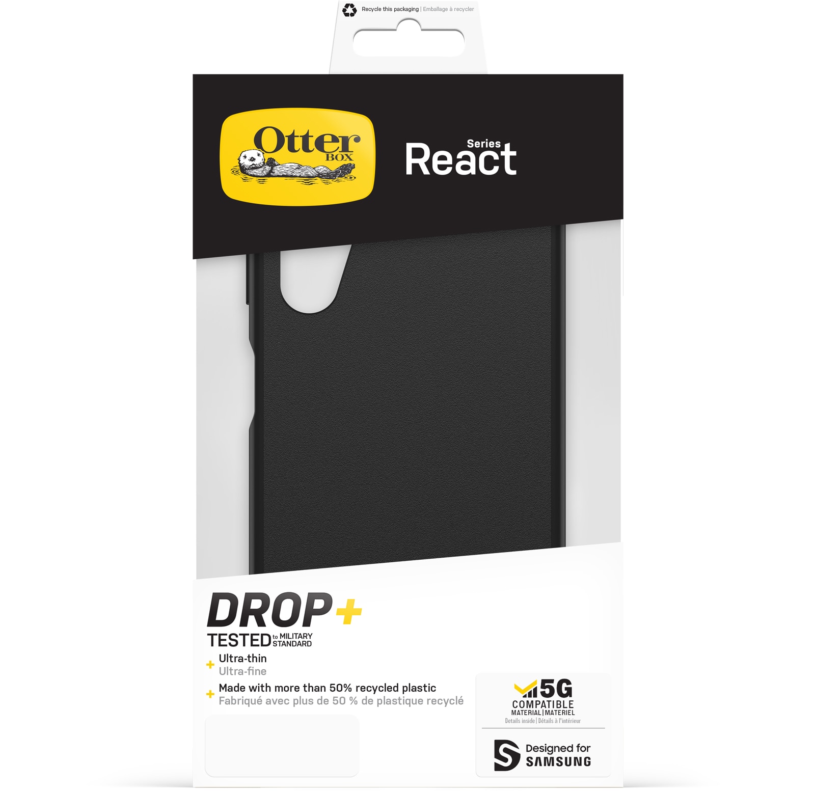 Funda React Samsung Galaxy A14 Negro