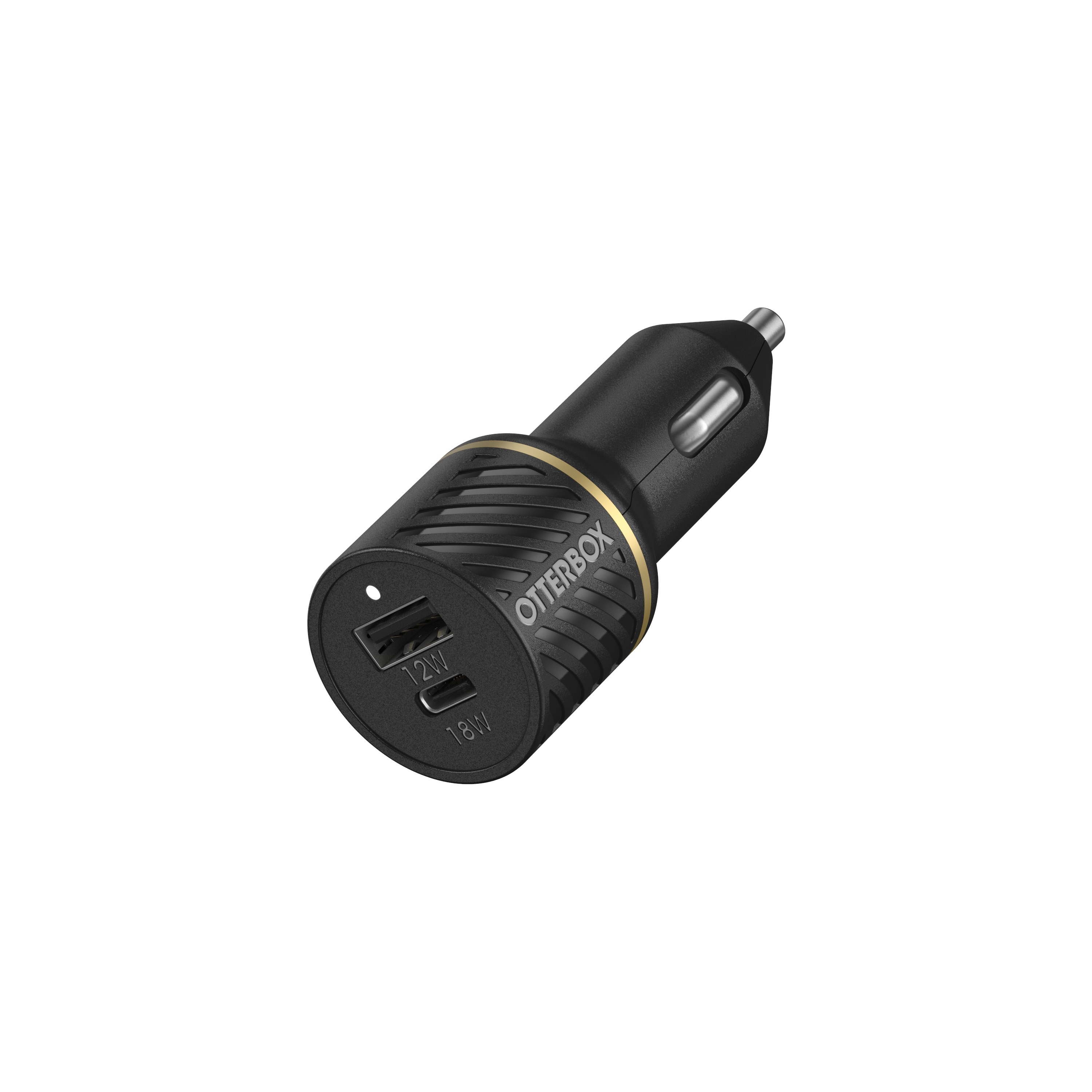 Car Charger 30W USB-C + USB-A 12 - 24 V negro