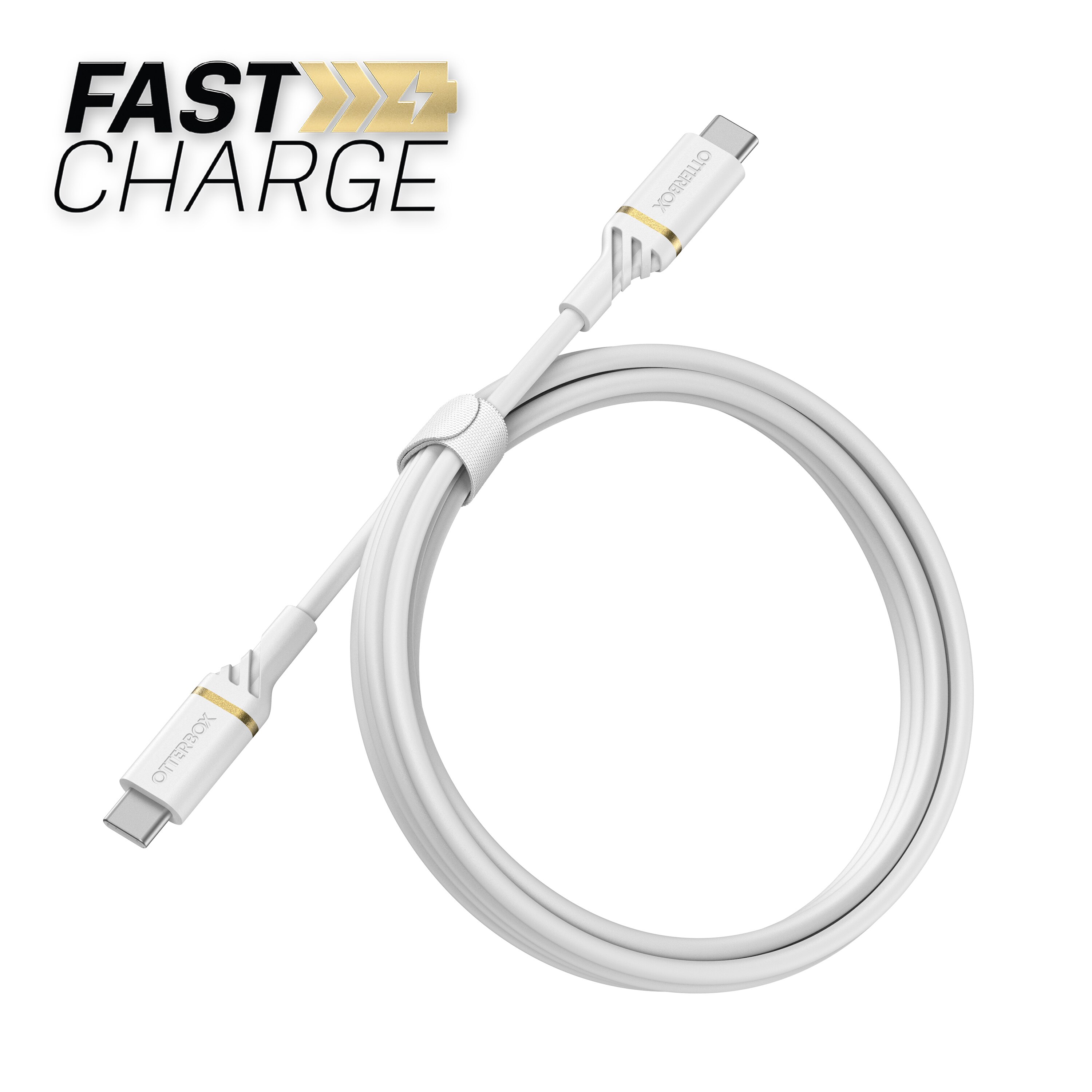 Cable USB-C a USB-C 1 metros blanco