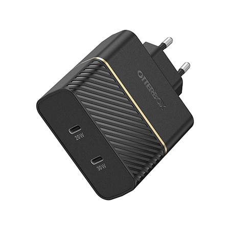 Cargador 50W Dual USB-C PD Black Shimmer