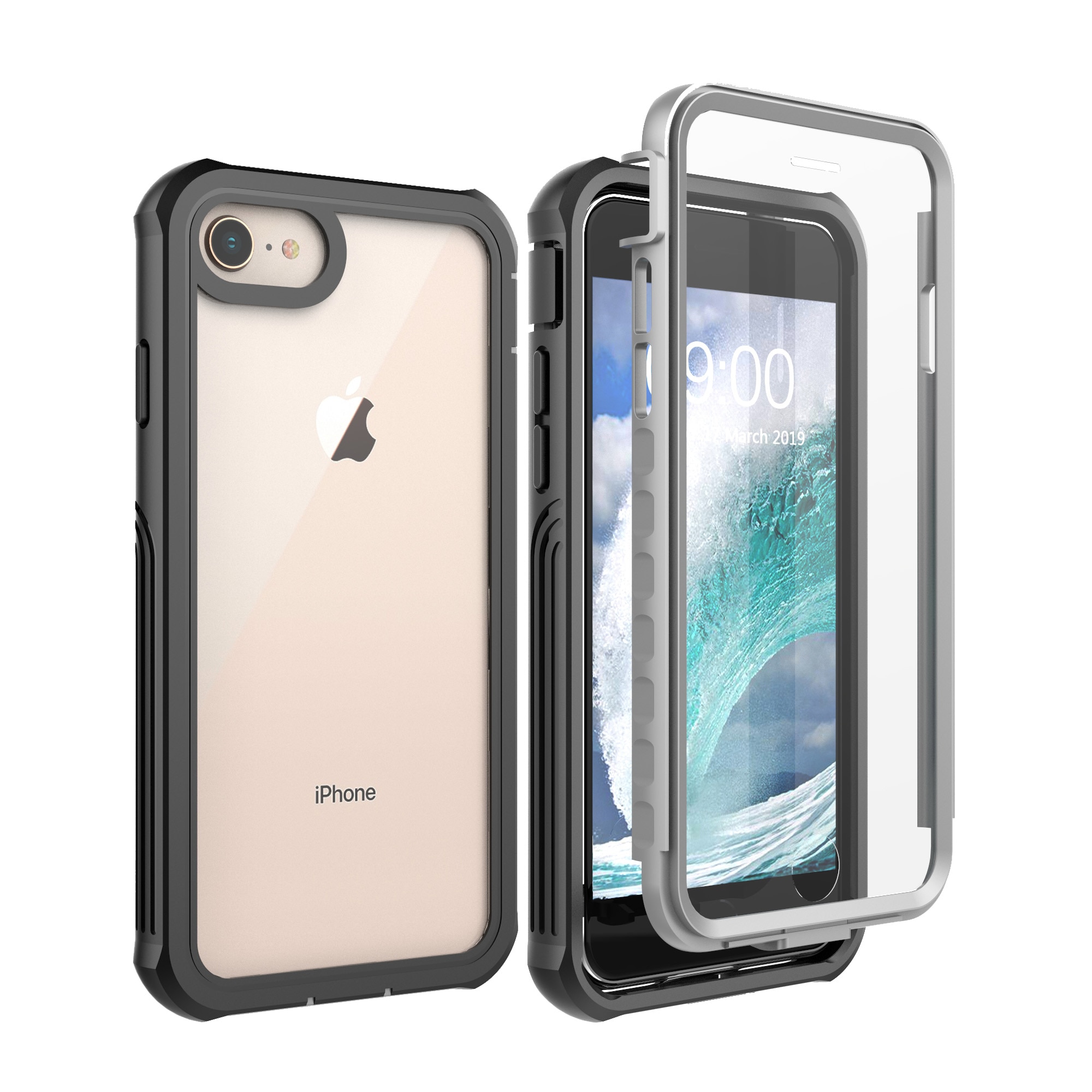 Funda Premium Full Protection iPhone 8 negro