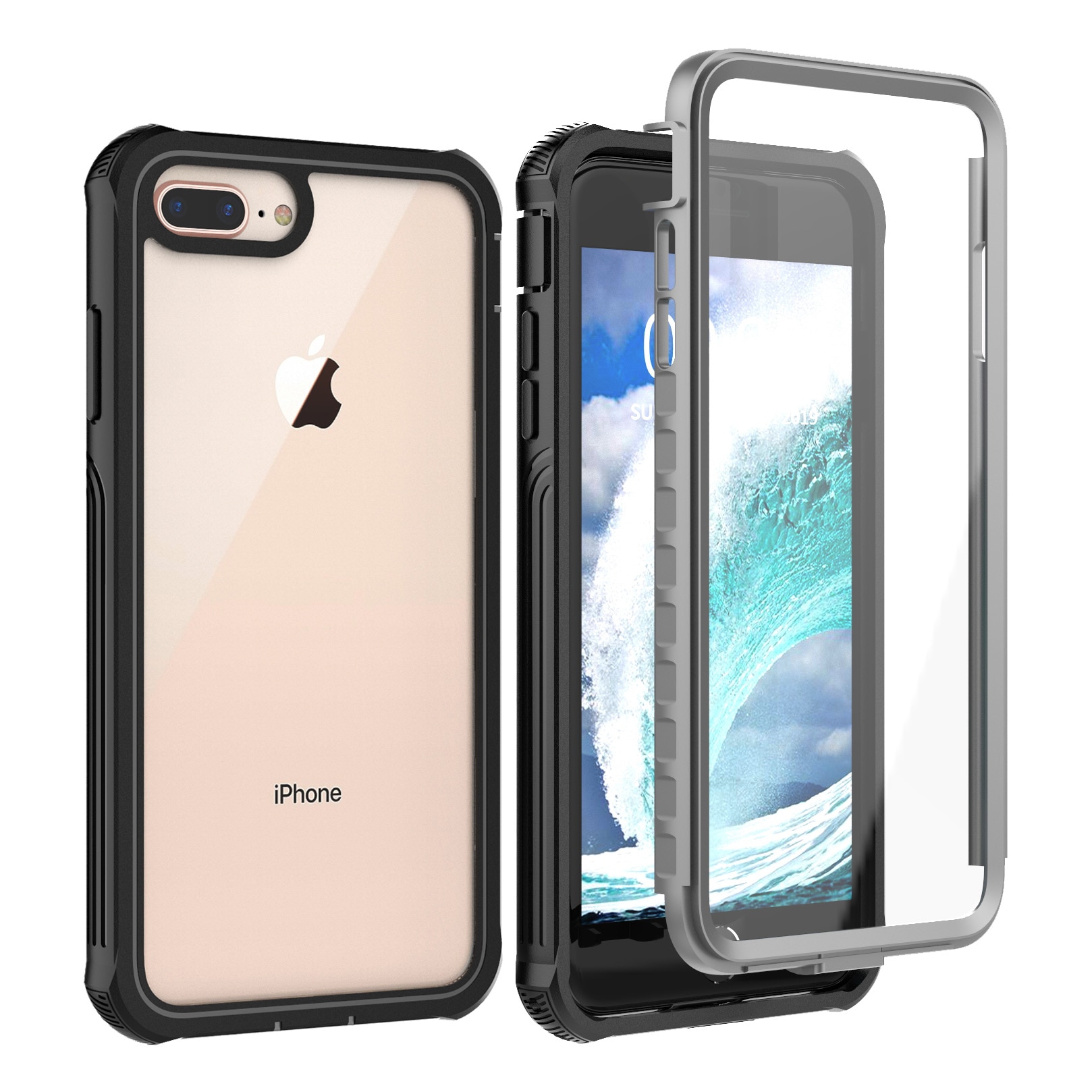 Funda Premium Full Protection iPhone 7 Plus/8 Plus negro