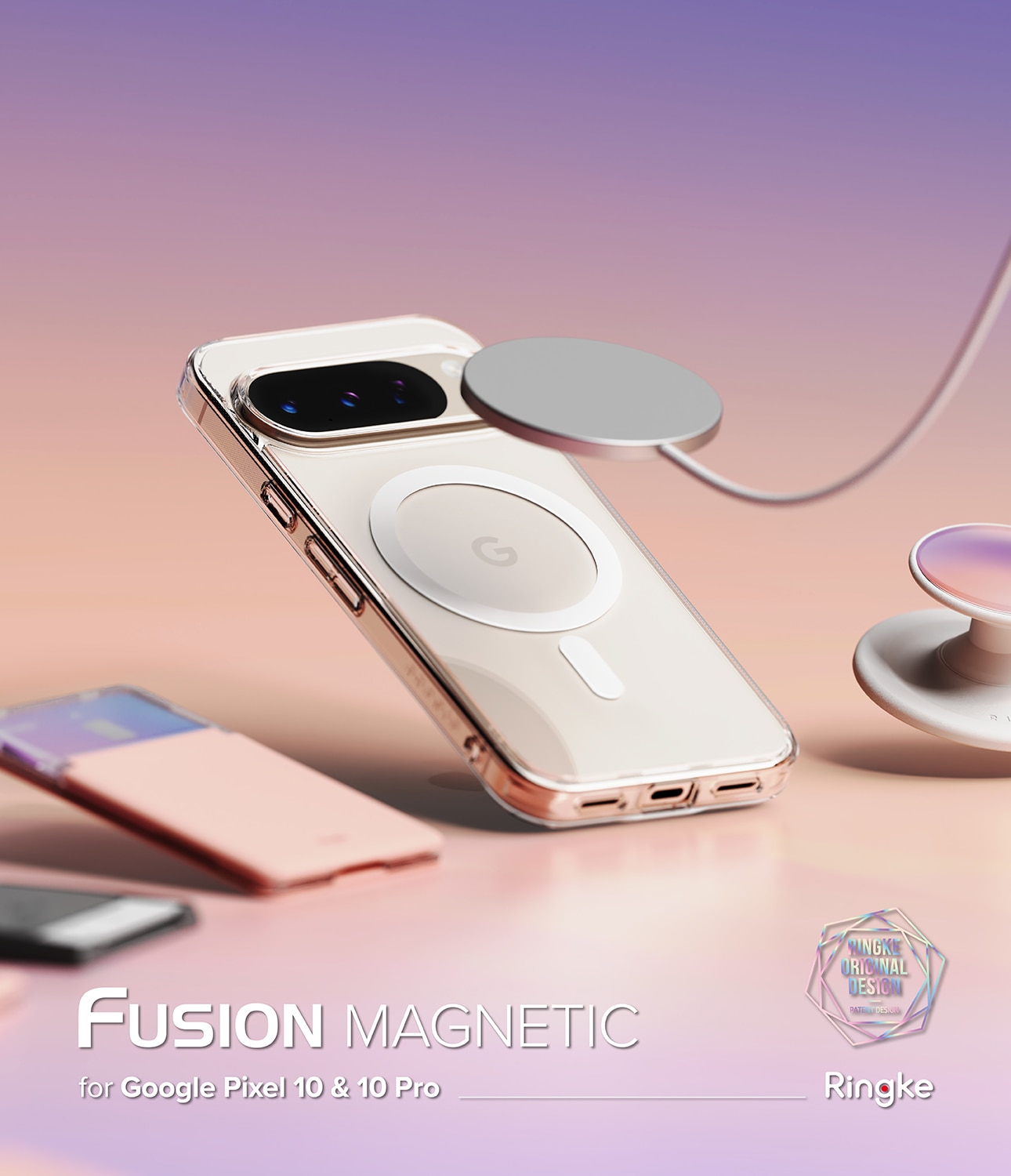 Funda Fusion Magnetic Google Pixel 10 Pro Transparente