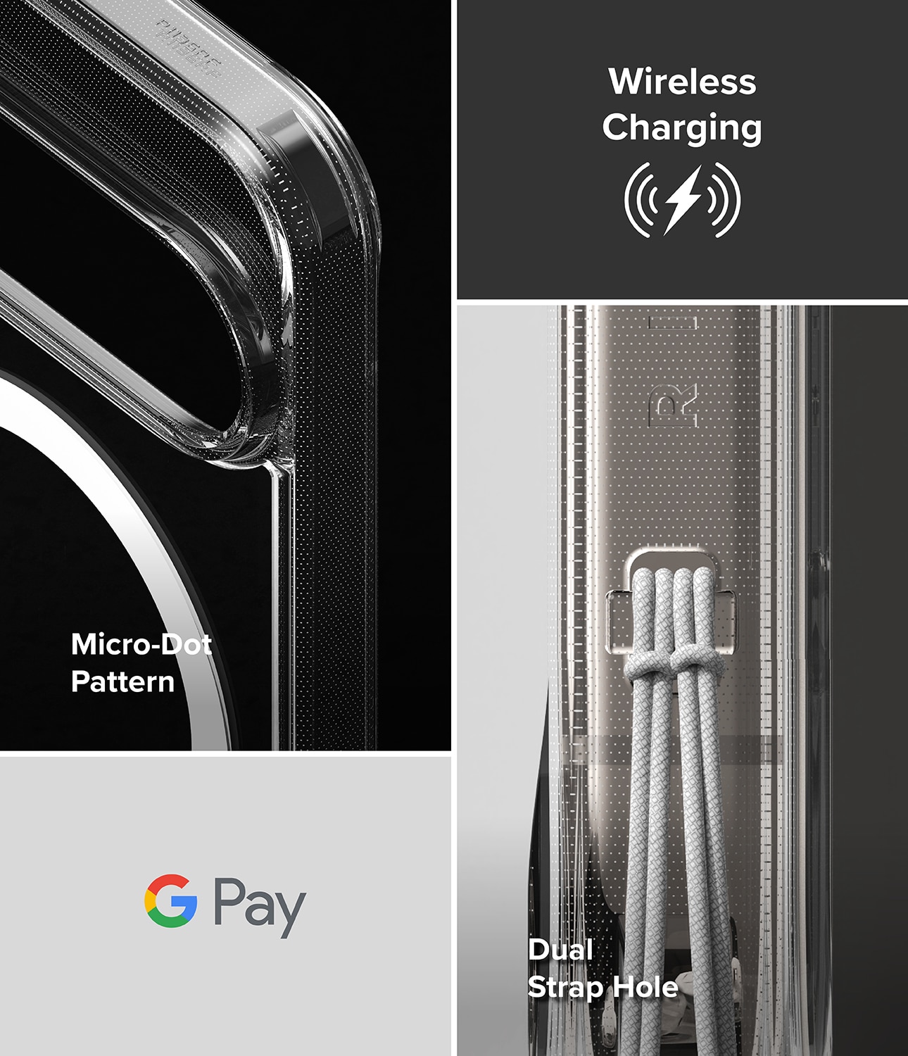 Funda Fusion Magnetic Google Pixel 10 Pro Transparente