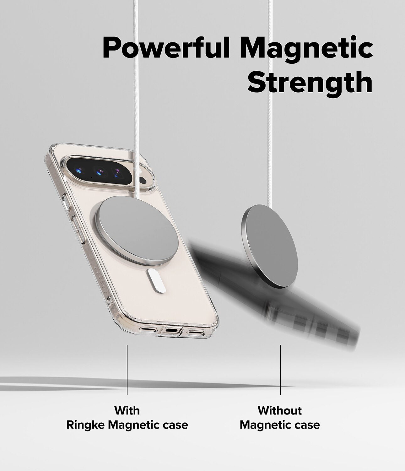 Funda Fusion Magnetic Google Pixel 10 Pro Transparente