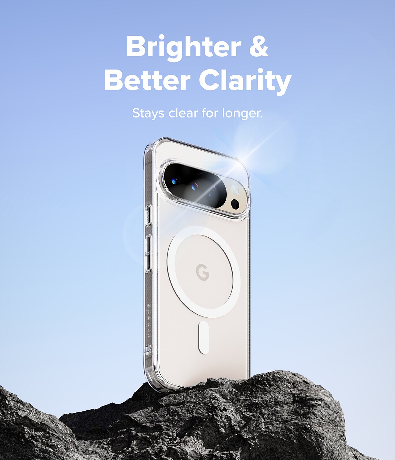 Funda Fusion Magnetic Google Pixel 10 Pro Transparente