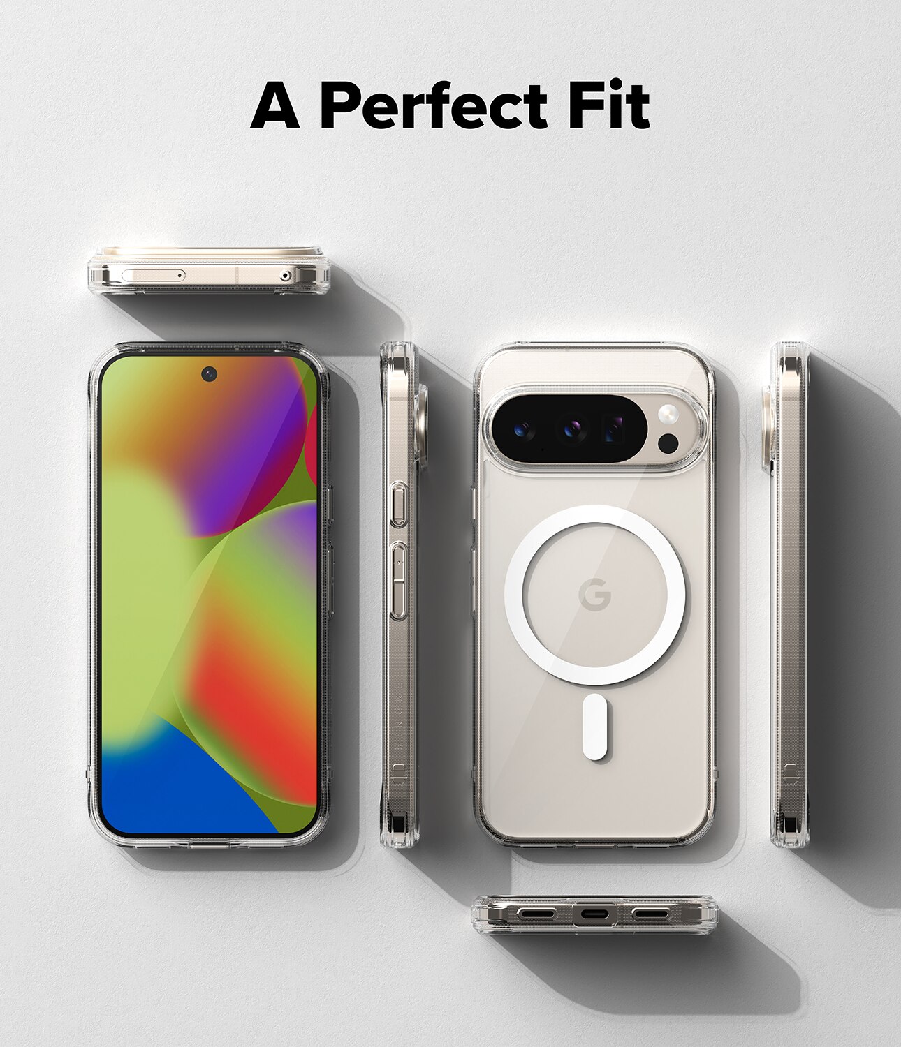 Funda Fusion Magnetic Google Pixel 10 Pro Transparente