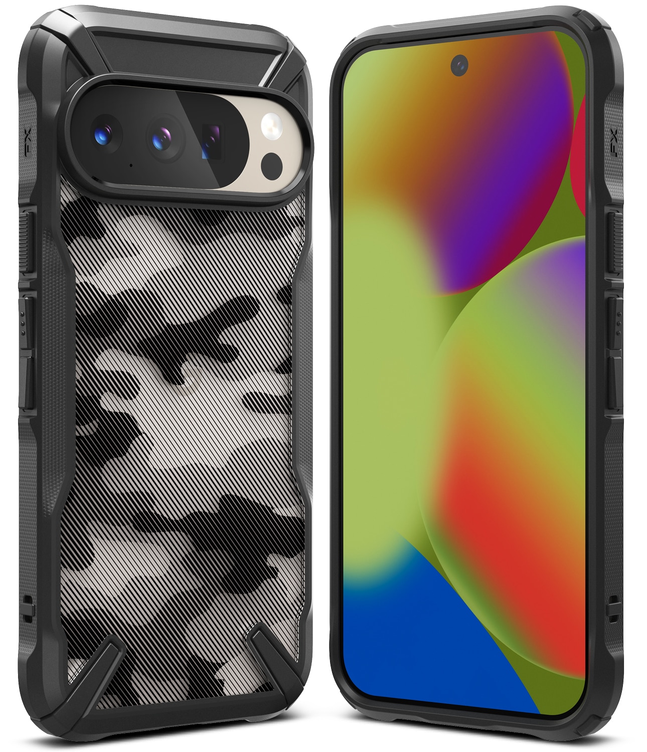 Funda Fusion X Google Pixel 10 Pro Camo Black