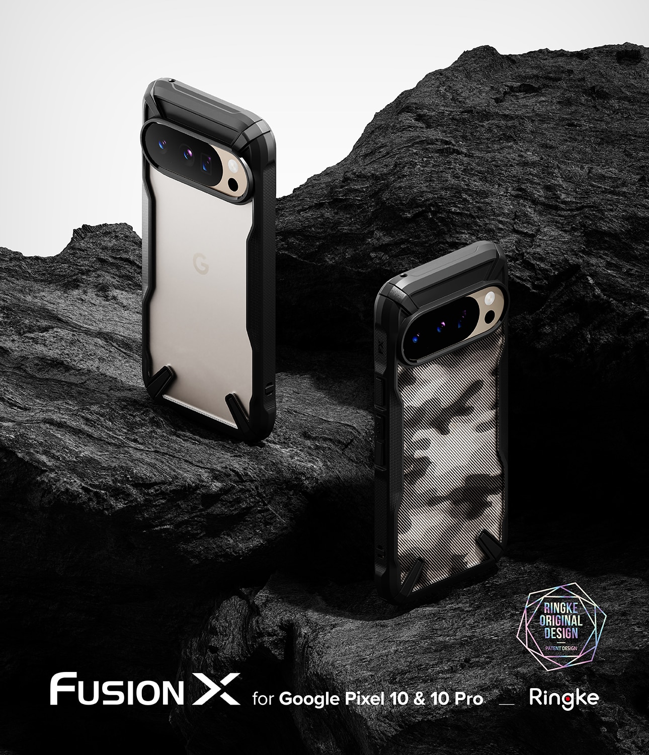 Funda Fusion X Google Pixel 10 Pro Camo Black