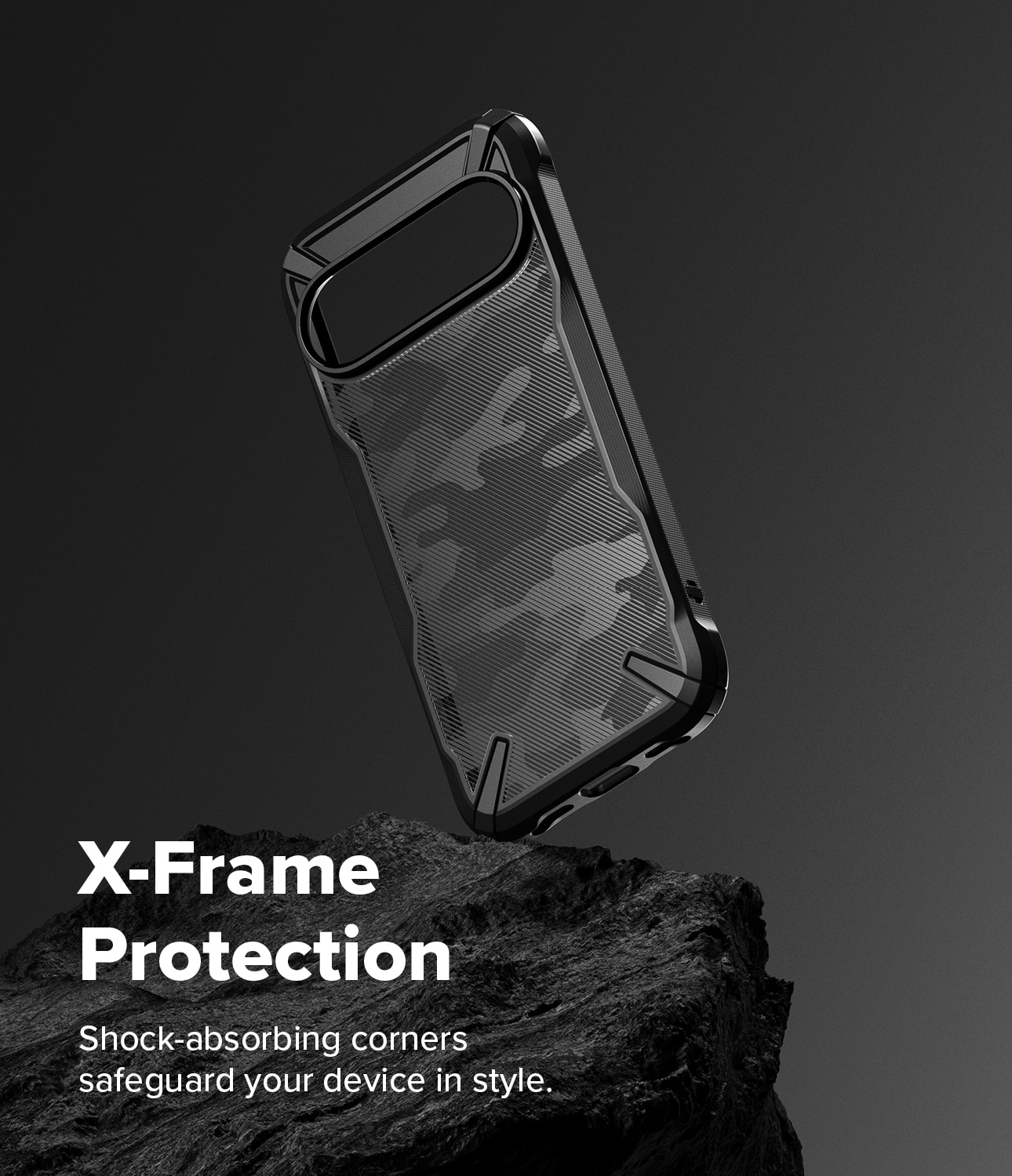 Funda Fusion X Google Pixel 10 Pro Camo Black