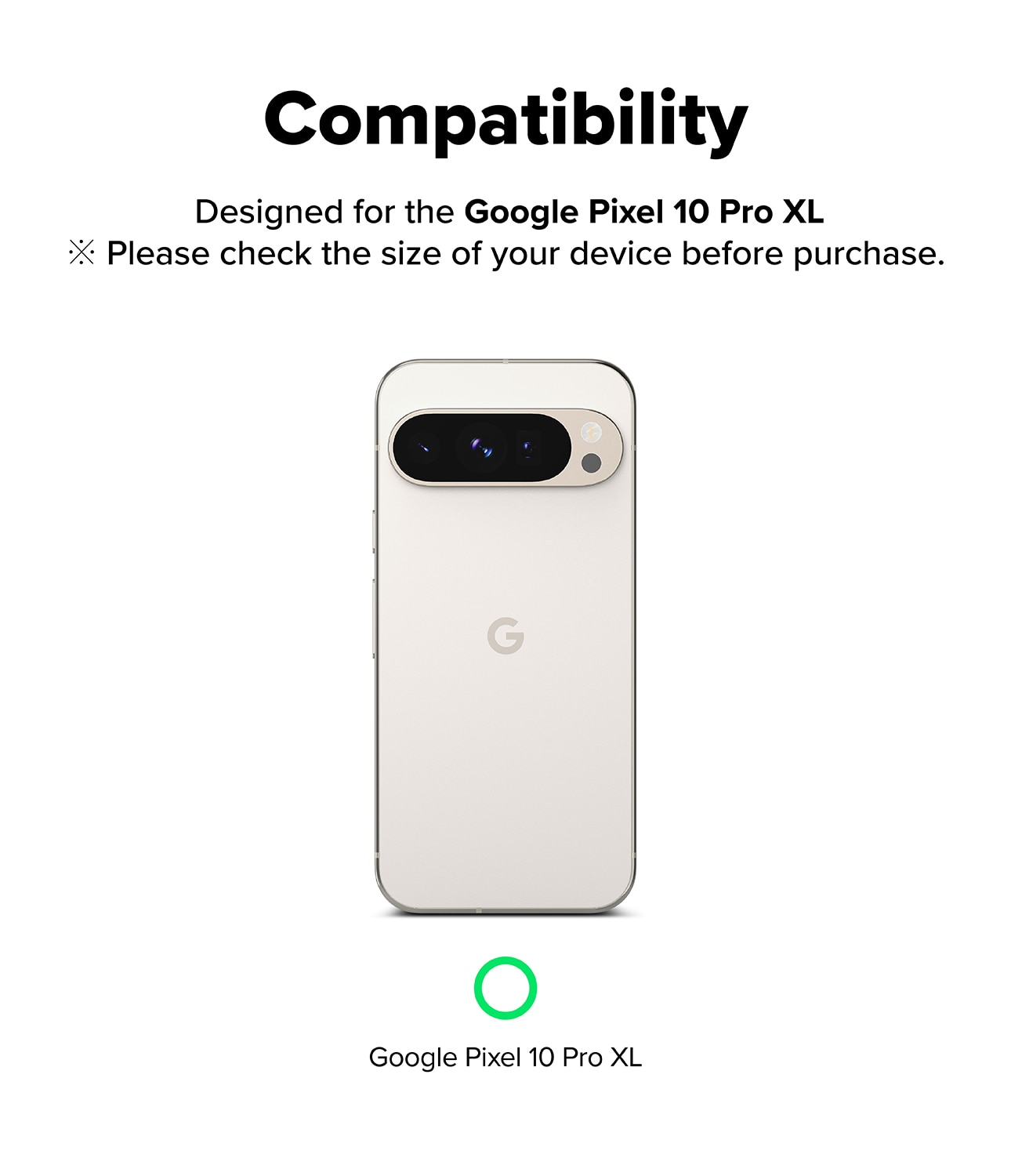 Camera Protector Glass (2 piezas) Google Pixel 10 Pro XL