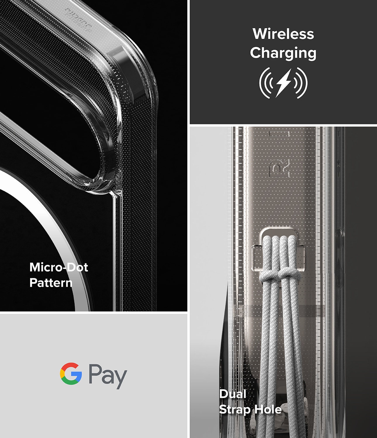 Funda Fusion Magnetic Google Pixel 10 Pro XL Transparente