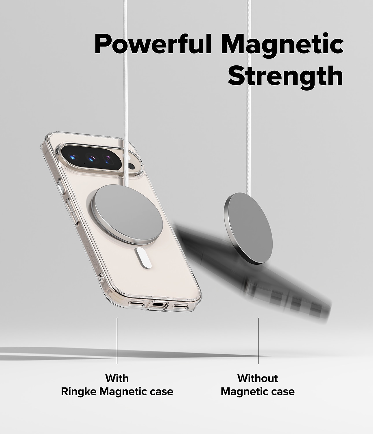 Funda Fusion Magnetic Google Pixel 10 Pro XL Transparente