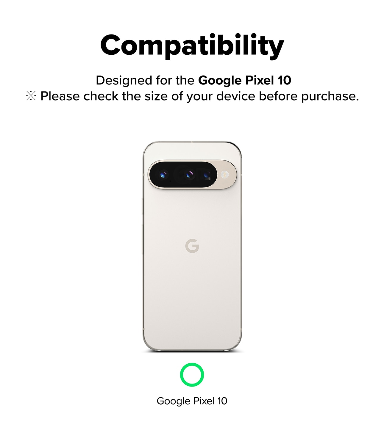 Camera Protector Glass (2 piezas) Google Pixel 10