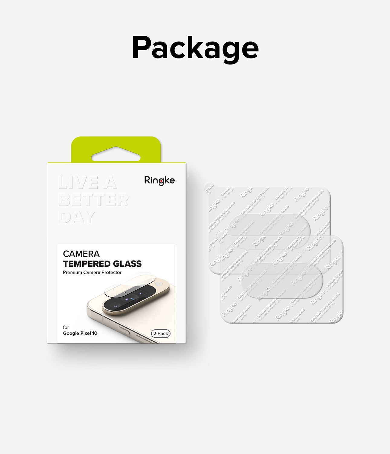 Camera Protector Glass (2 piezas) Google Pixel 10