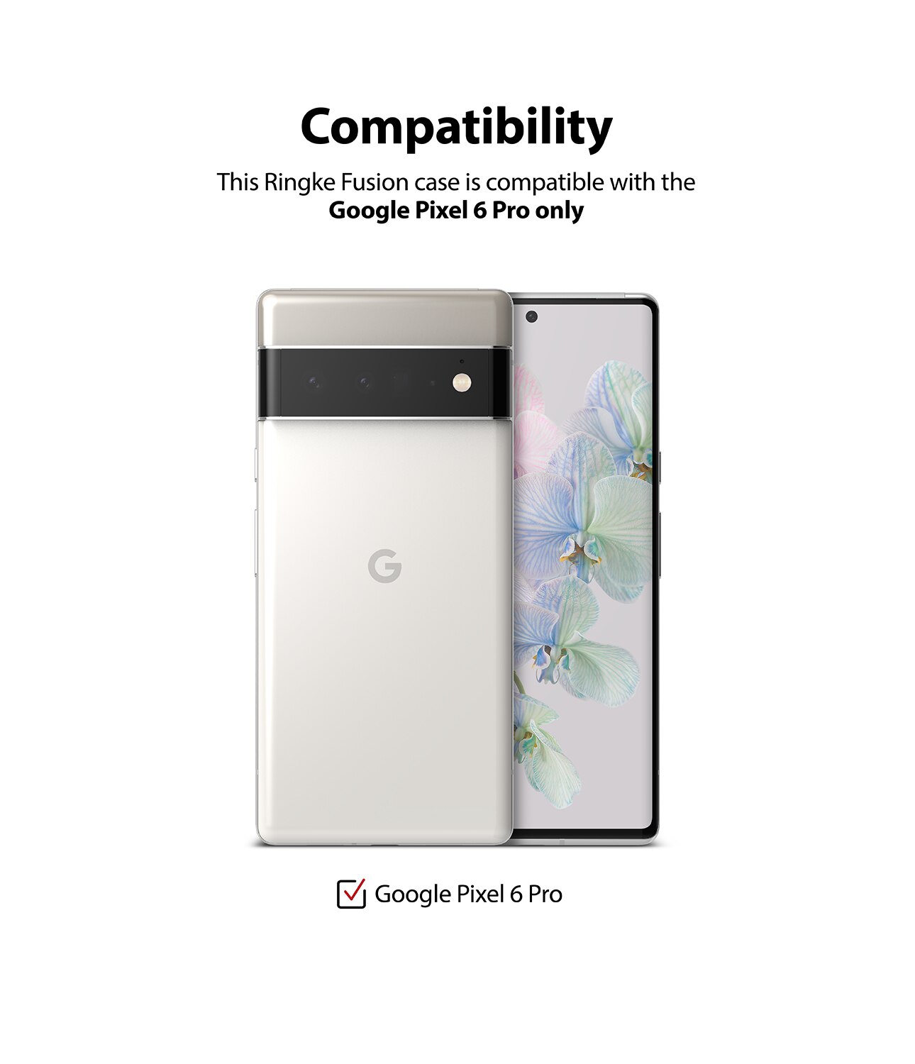 Funda Fusion Google Pixel 6 Pro Transparente