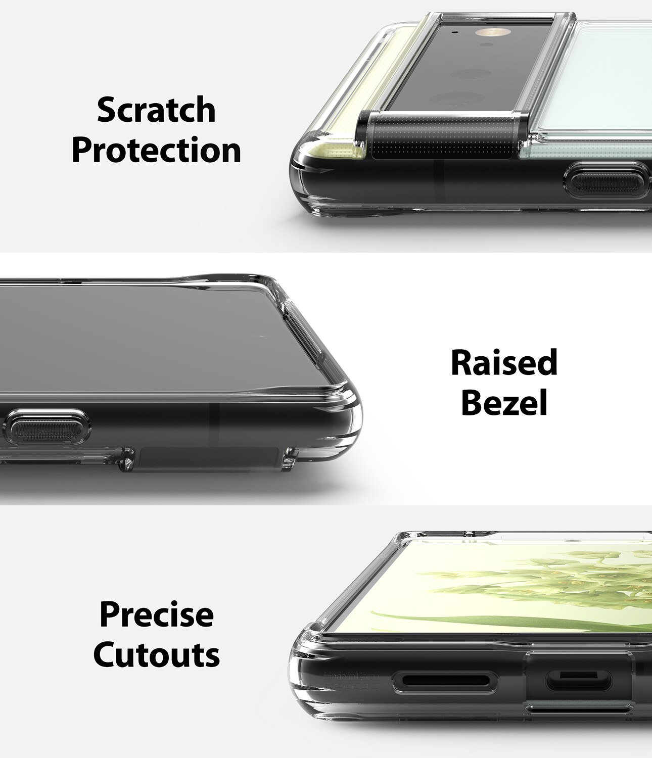 Funda Fusion Google Pixel 6 Transparente